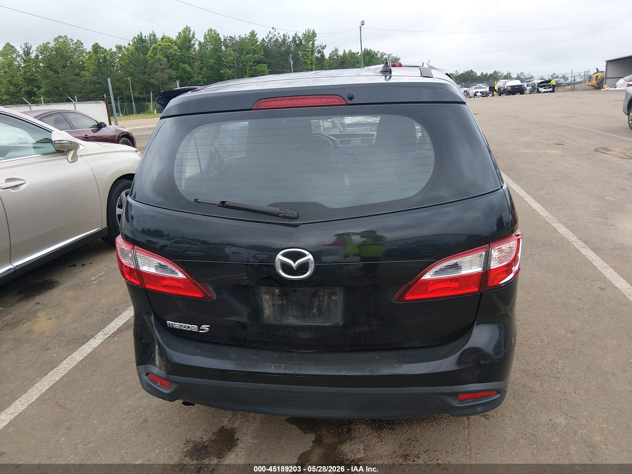 2013 Mazda Mazda5 Sport Black vin: JM1CW2BL7D0155293