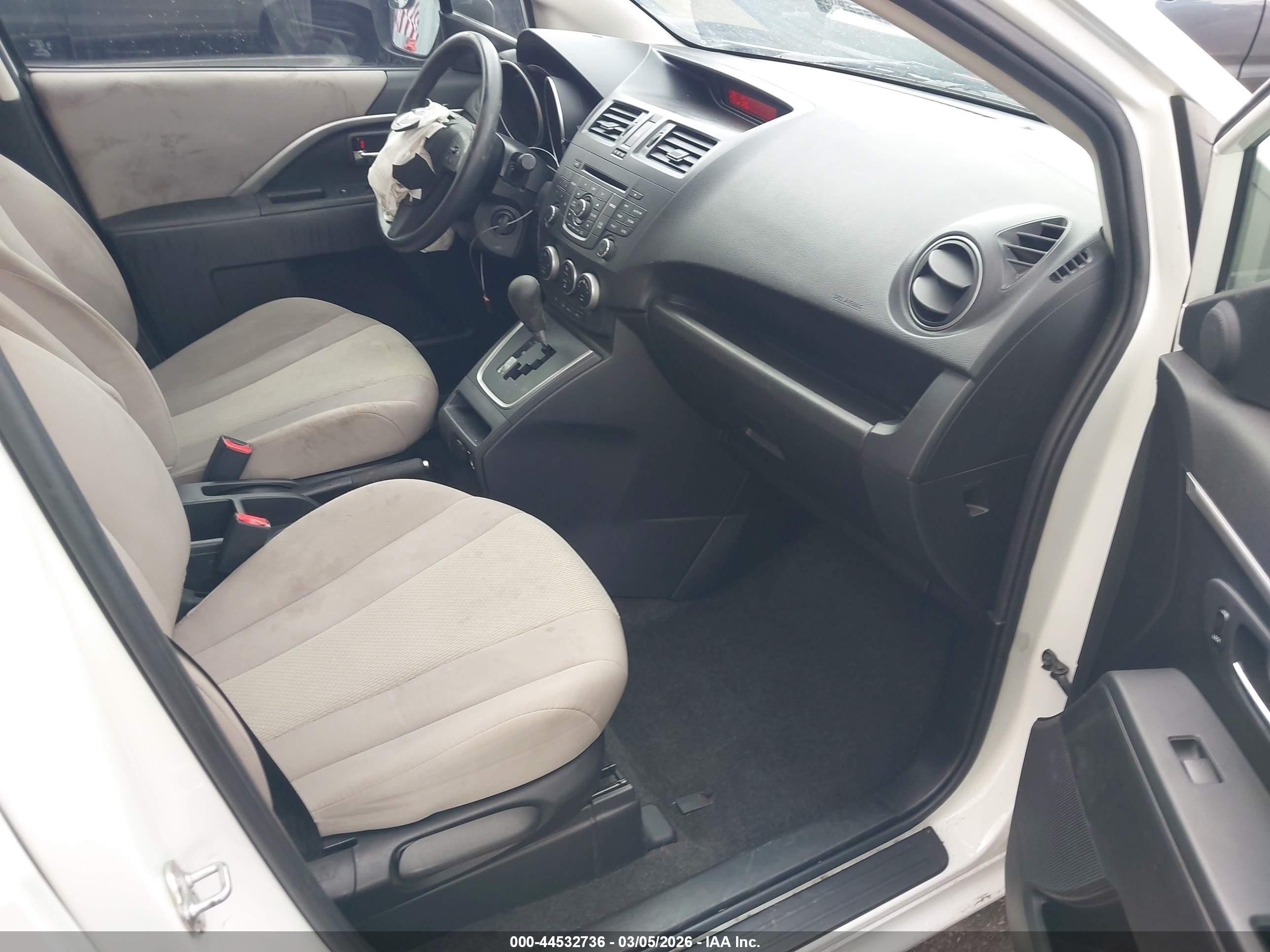 2015 Mazda Mazda5 Sport White vin: JM1CW2BL7F0179967
