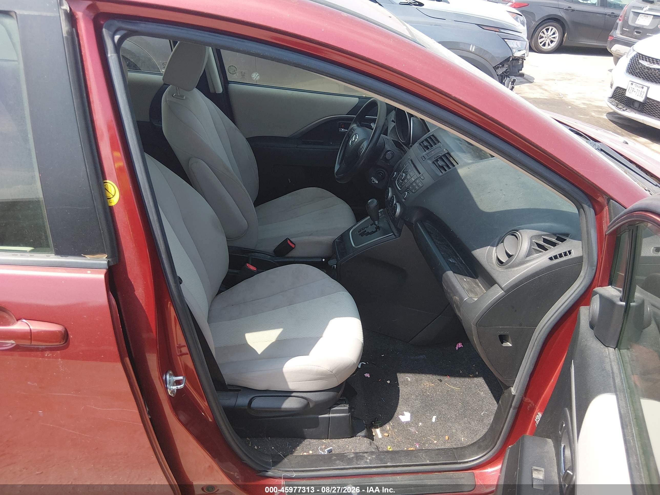 2015 Mazda Mazda5 Sport Maroon vin: JM1CW2BL7F0182111