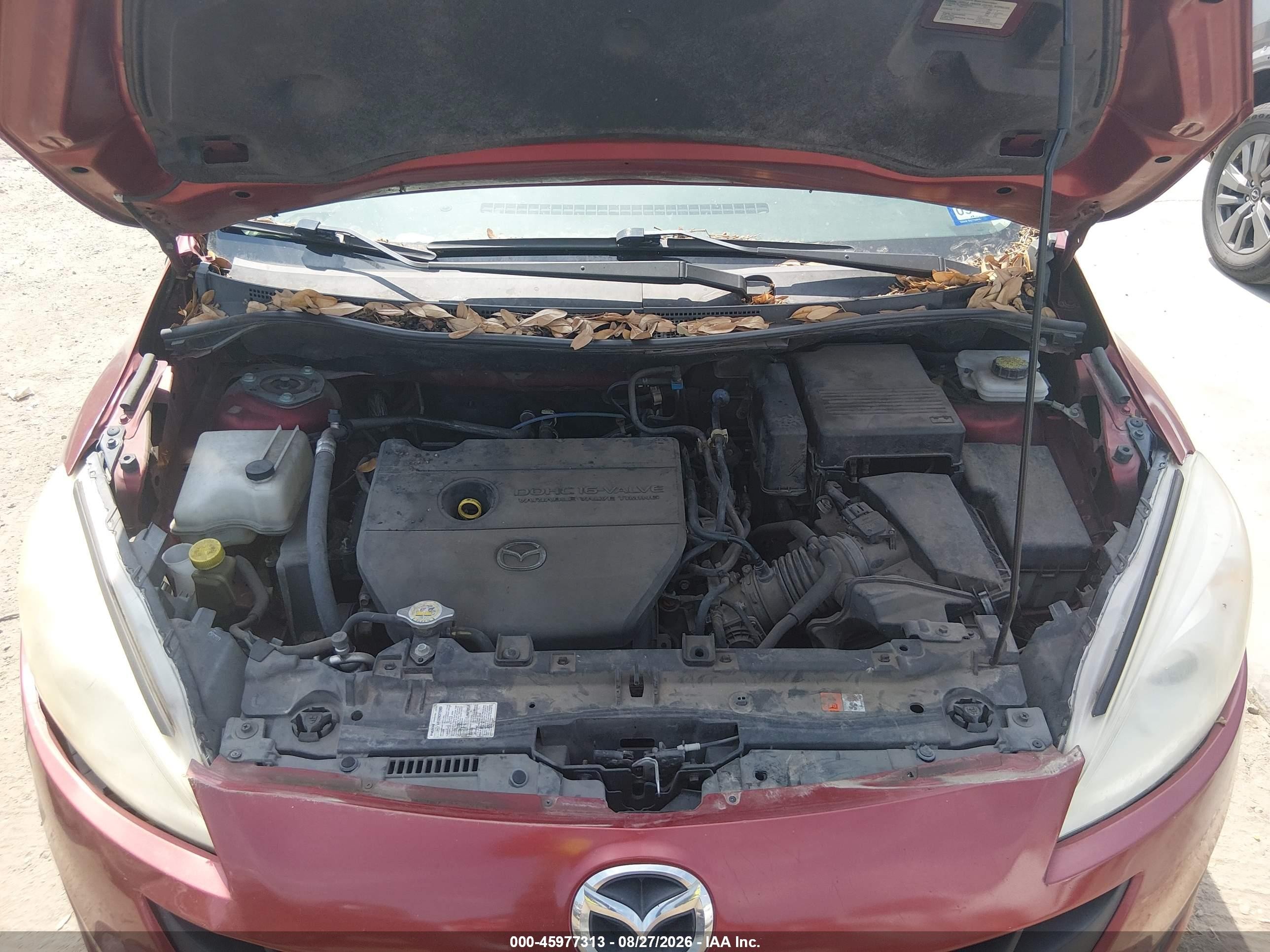 2015 Mazda Mazda5 Sport Maroon vin: JM1CW2BL7F0182111