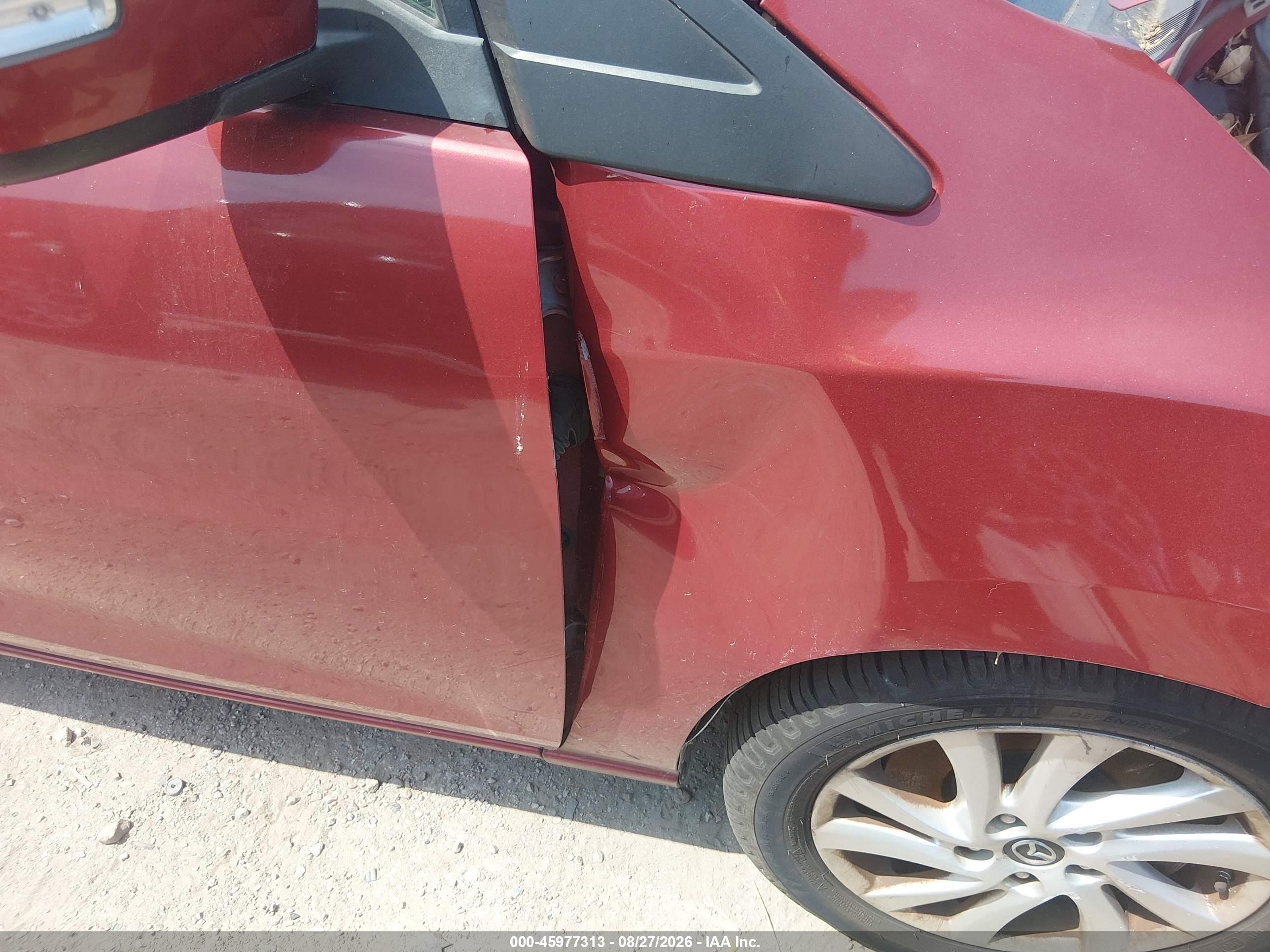2015 Mazda Mazda5 Sport Maroon vin: JM1CW2BL7F0182111