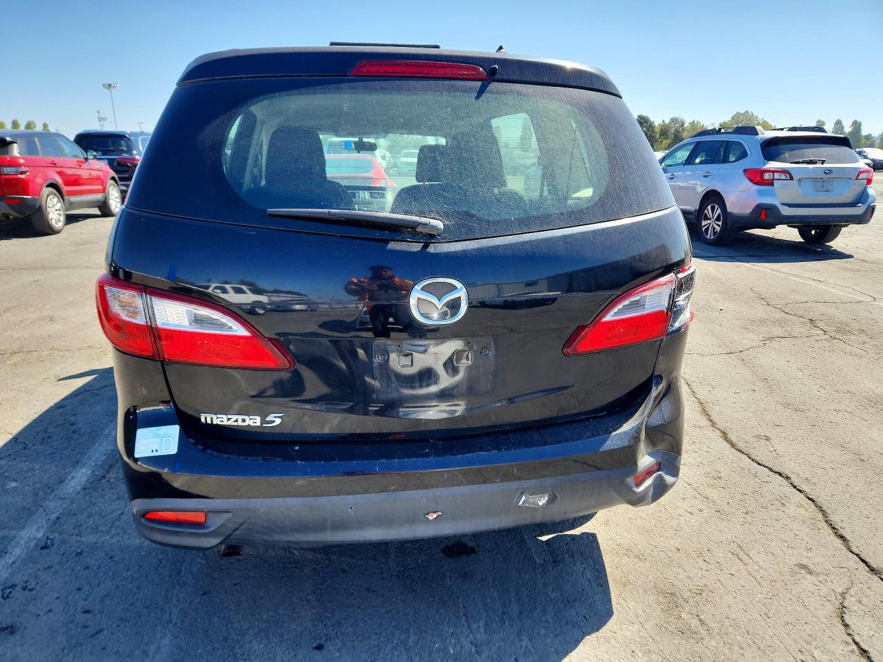 2012 Mazda 5 Black vin: JM1CW2BL8C0109695