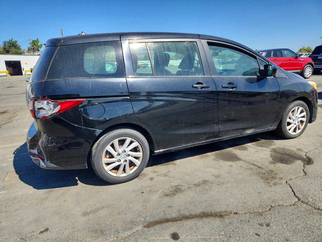 2012 Mazda 5 Black vin: JM1CW2BL8C0109695