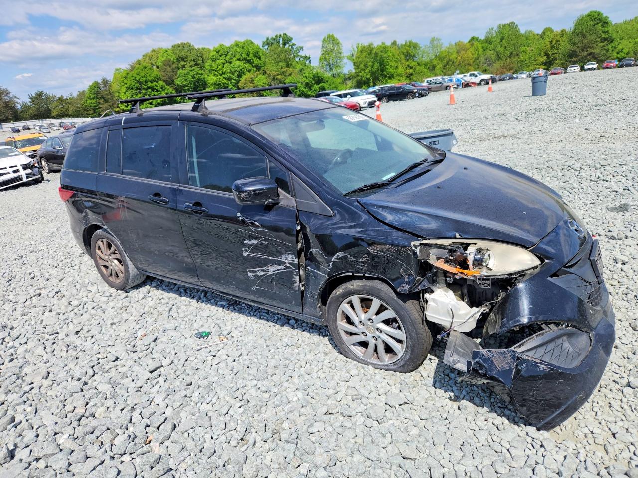 2012 Mazda 5 Black vin: JM1CW2BL8C0127985
