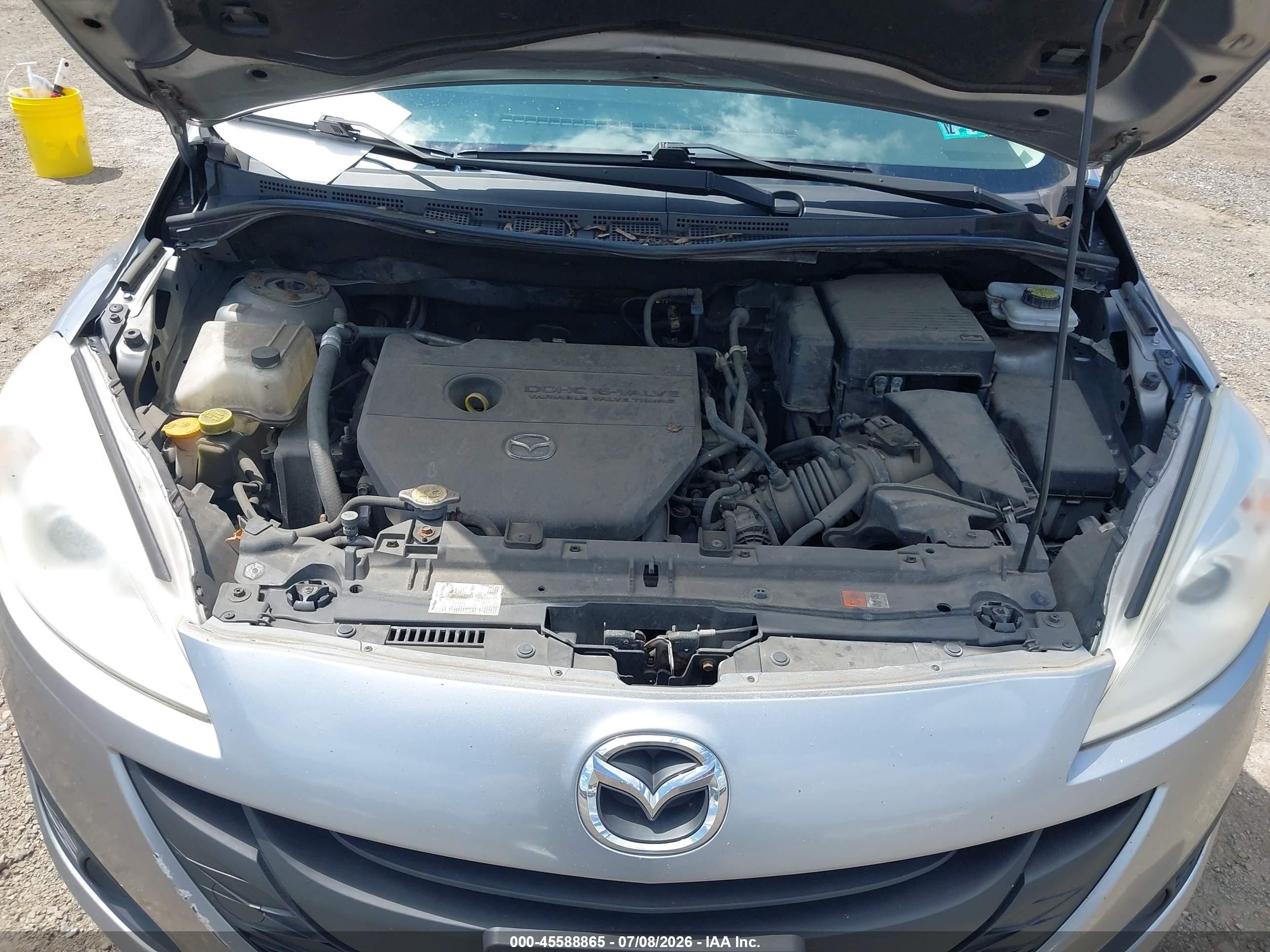 2013 Mazda Mazda5 Sport Silver vin: JM1CW2BL8D0147543