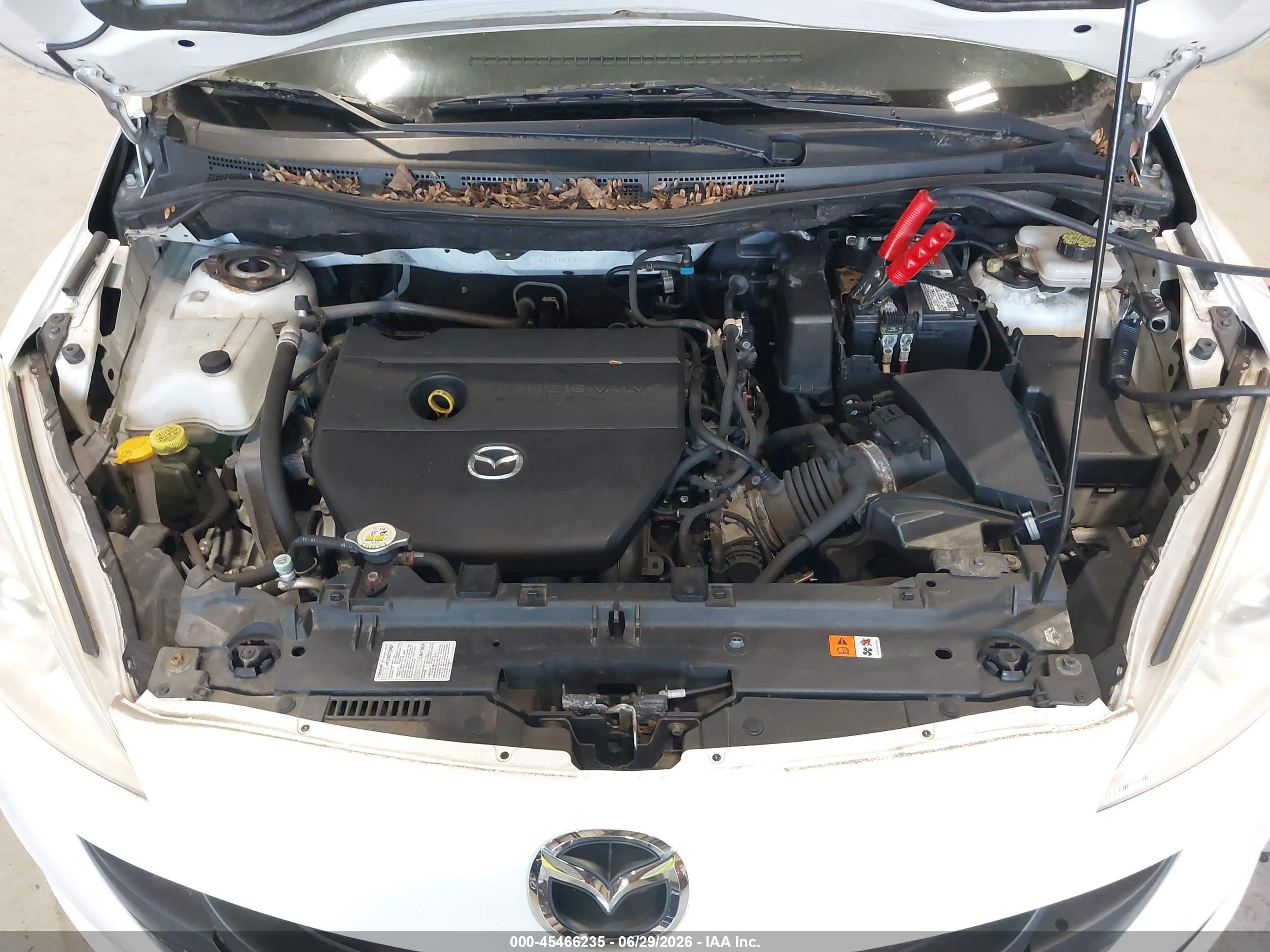 2013 Mazda Mazda5 Sport White vin: JM1CW2BL8D0150474