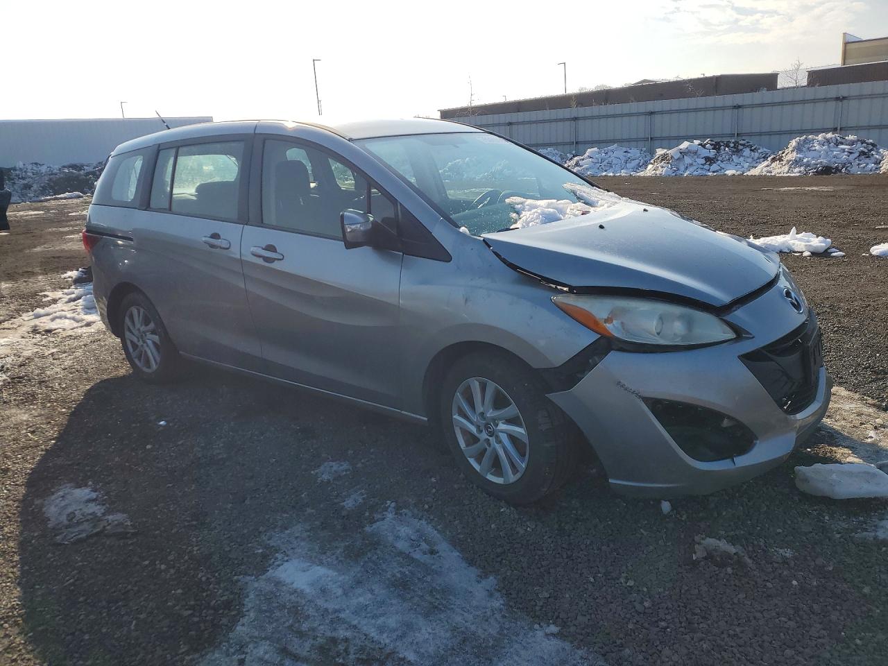 2013 Mazda 5 Silver vin: JM1CW2BL8D0158106