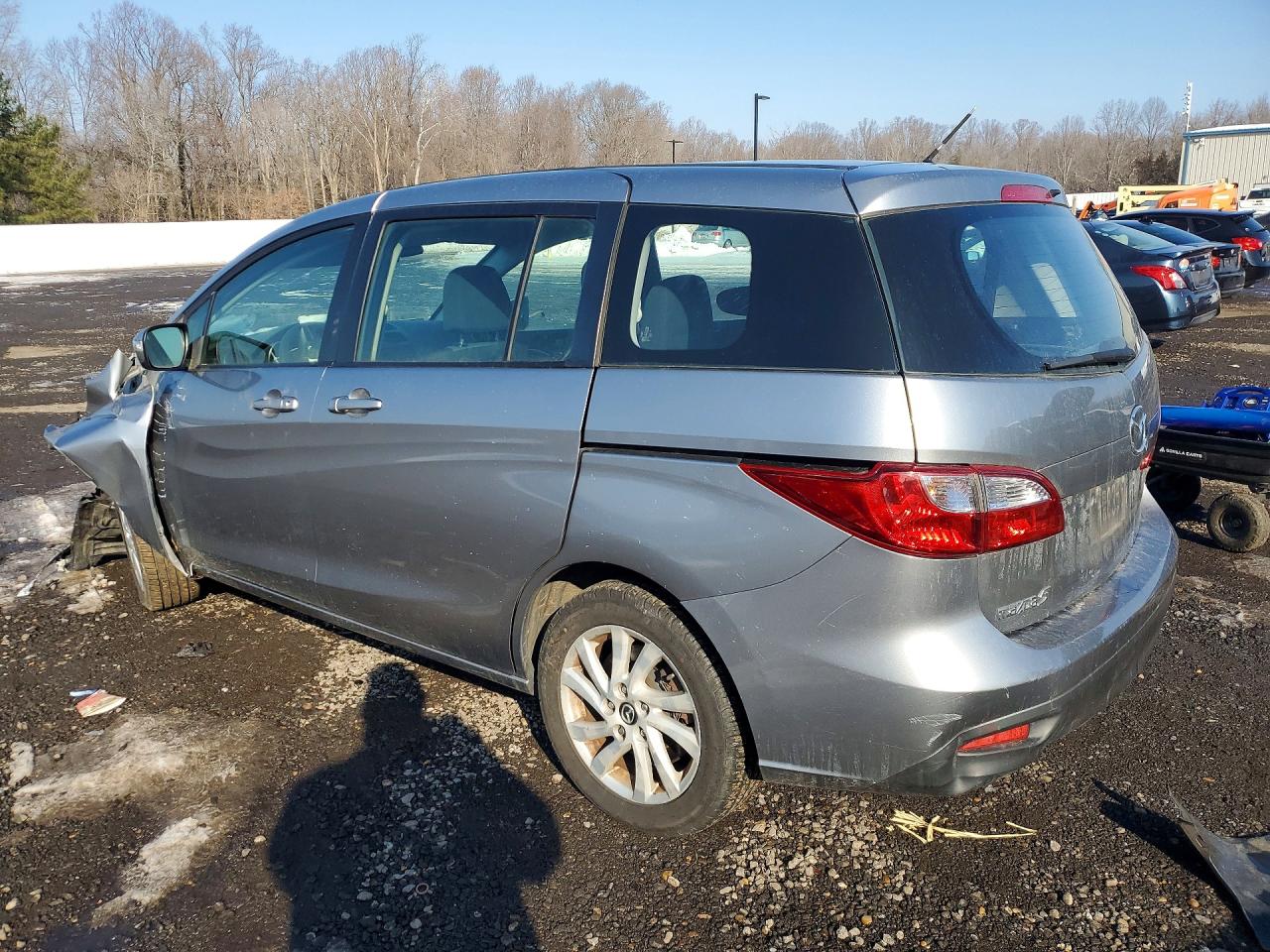 2013 Mazda 5 Silver vin: JM1CW2BL8D0158106