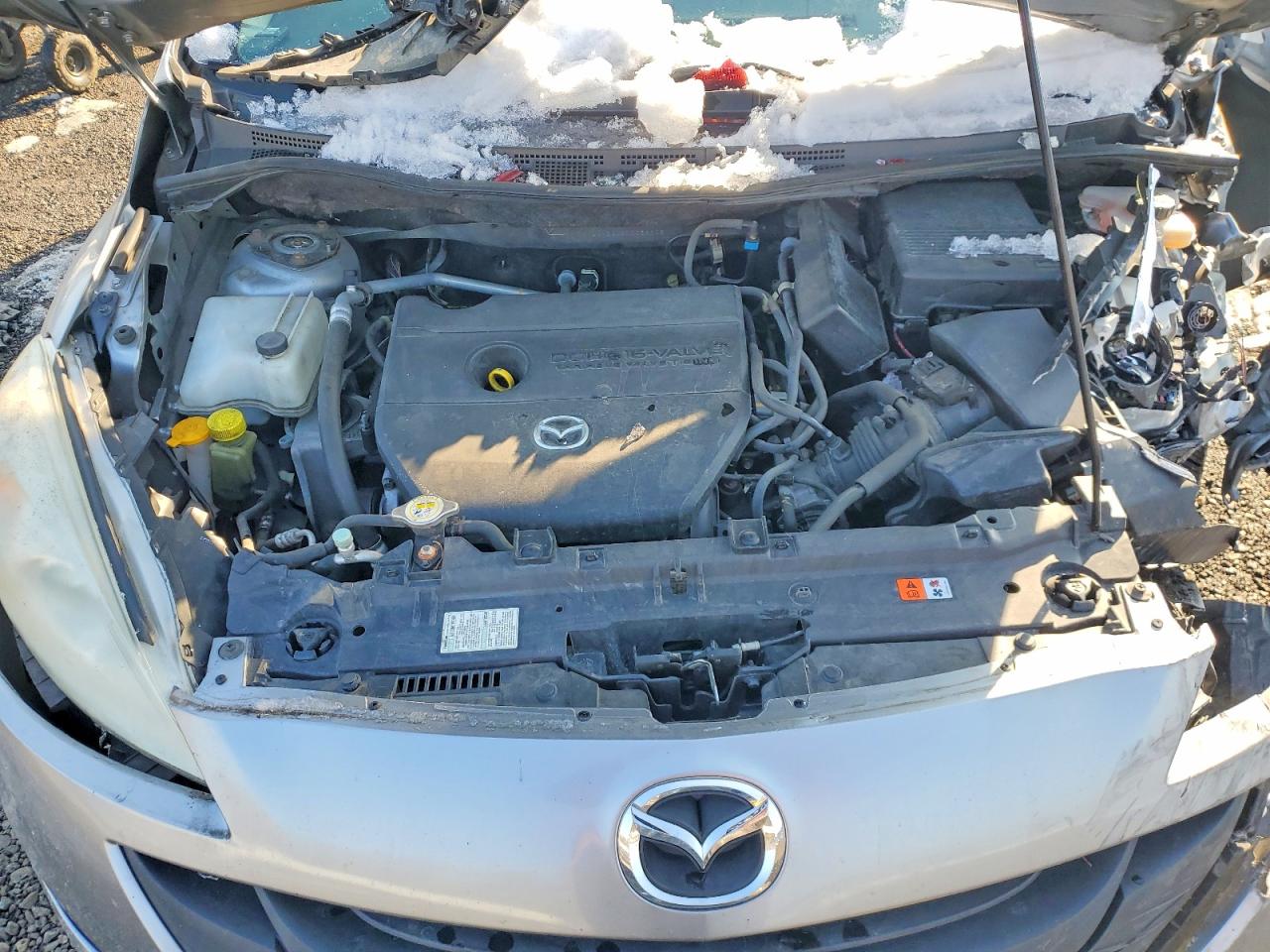 2013 Mazda 5 Silver vin: JM1CW2BL8D0158106