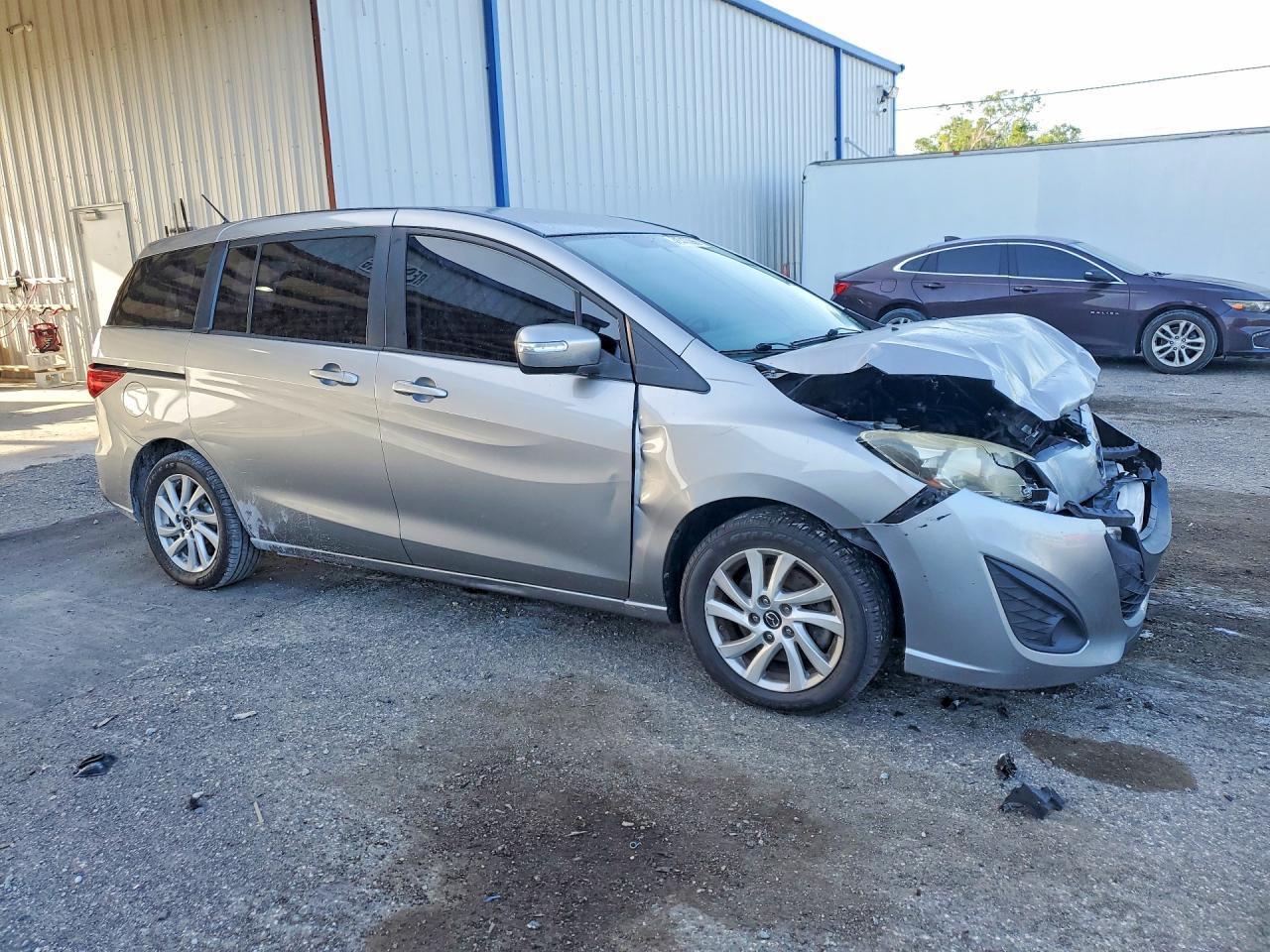 2014 Mazda 5 Sport Silver vin: JM1CW2BL8E0175957