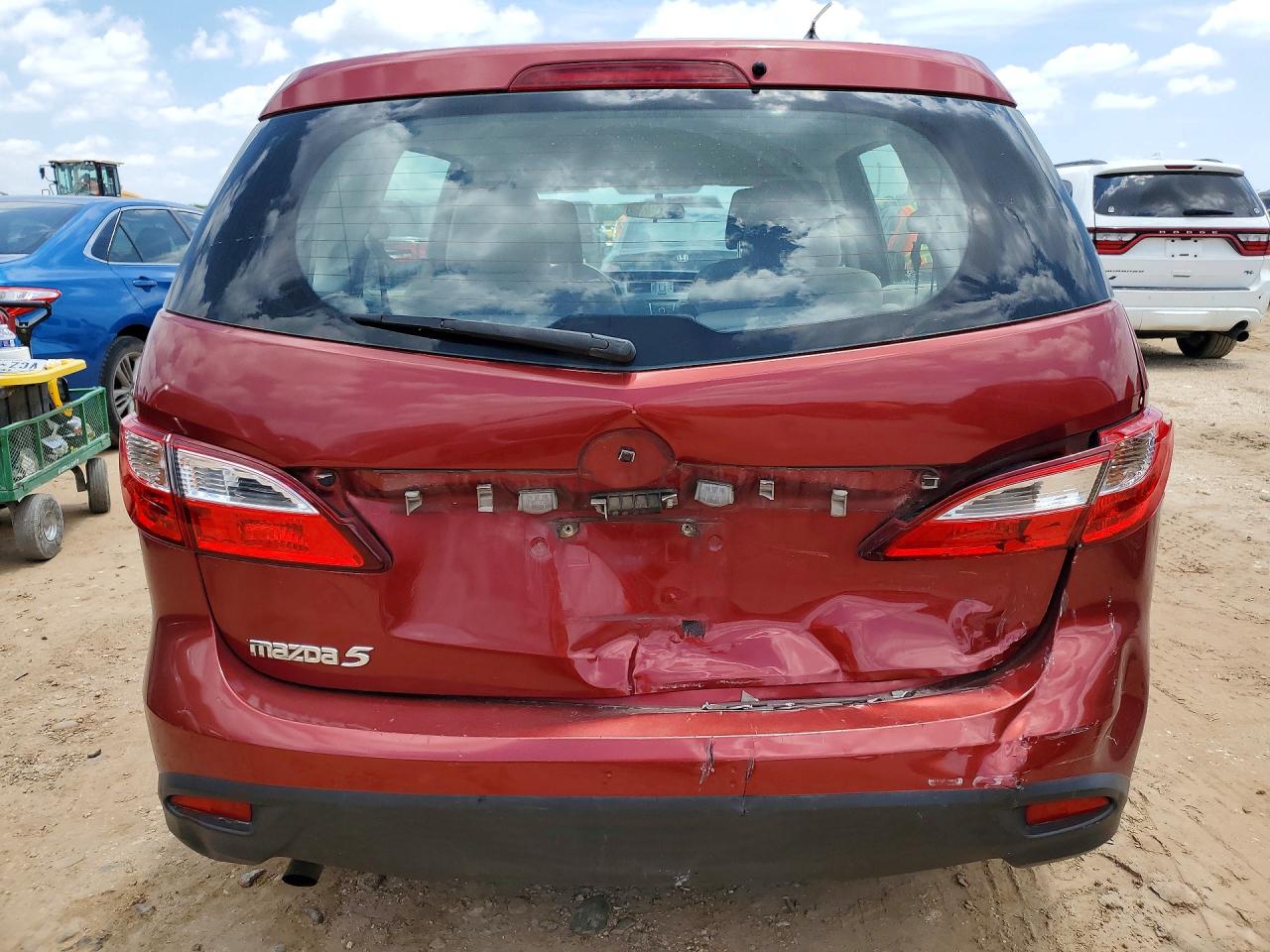 2015 Mazda 5 Sport Red vin: JM1CW2BL8F0190475