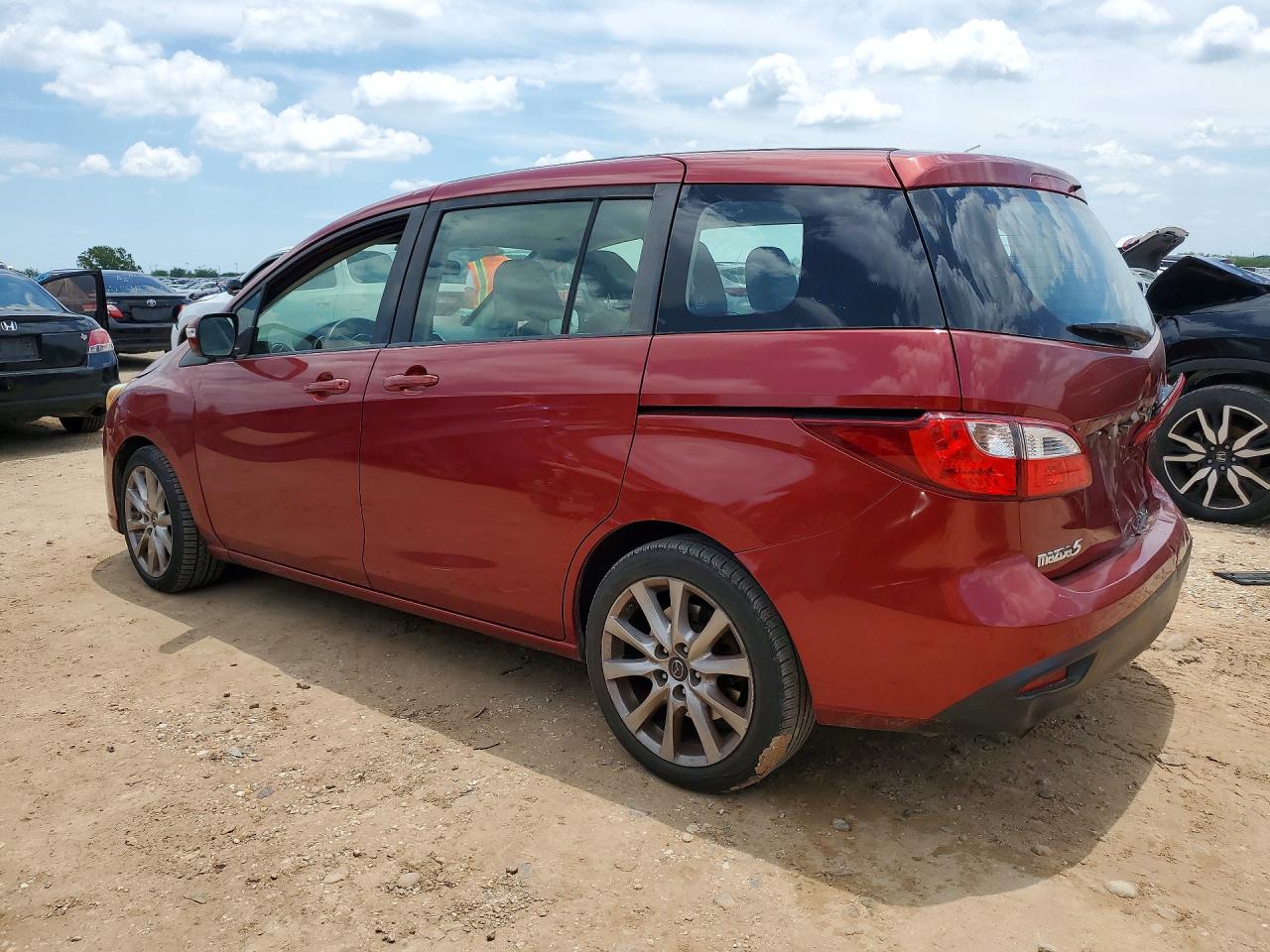 2015 Mazda 5 Sport Red vin: JM1CW2BL8F0190475