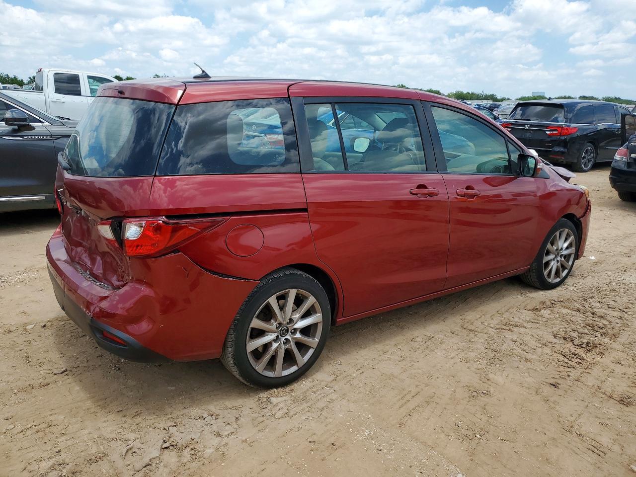 2015 Mazda 5 Sport Red vin: JM1CW2BL8F0190475