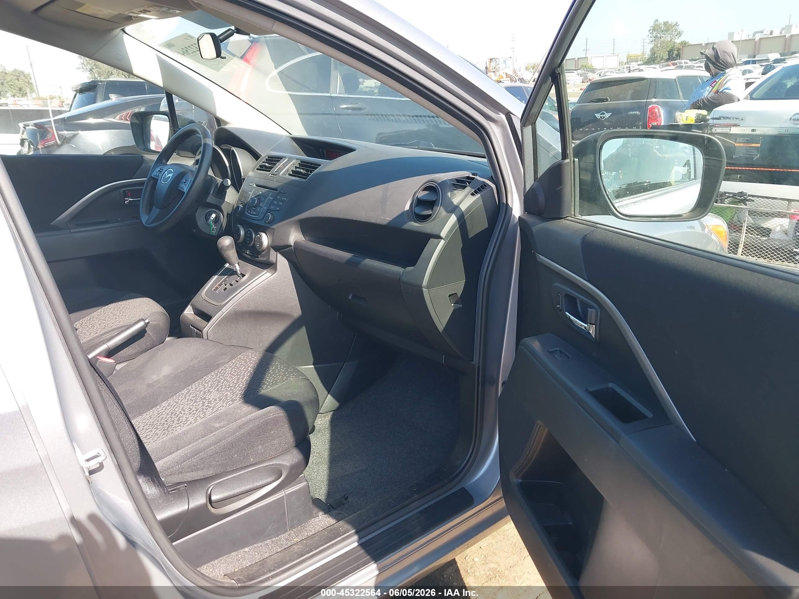 2012 Mazda Mazda5 Sport Gray vin: JM1CW2BL9C0111164