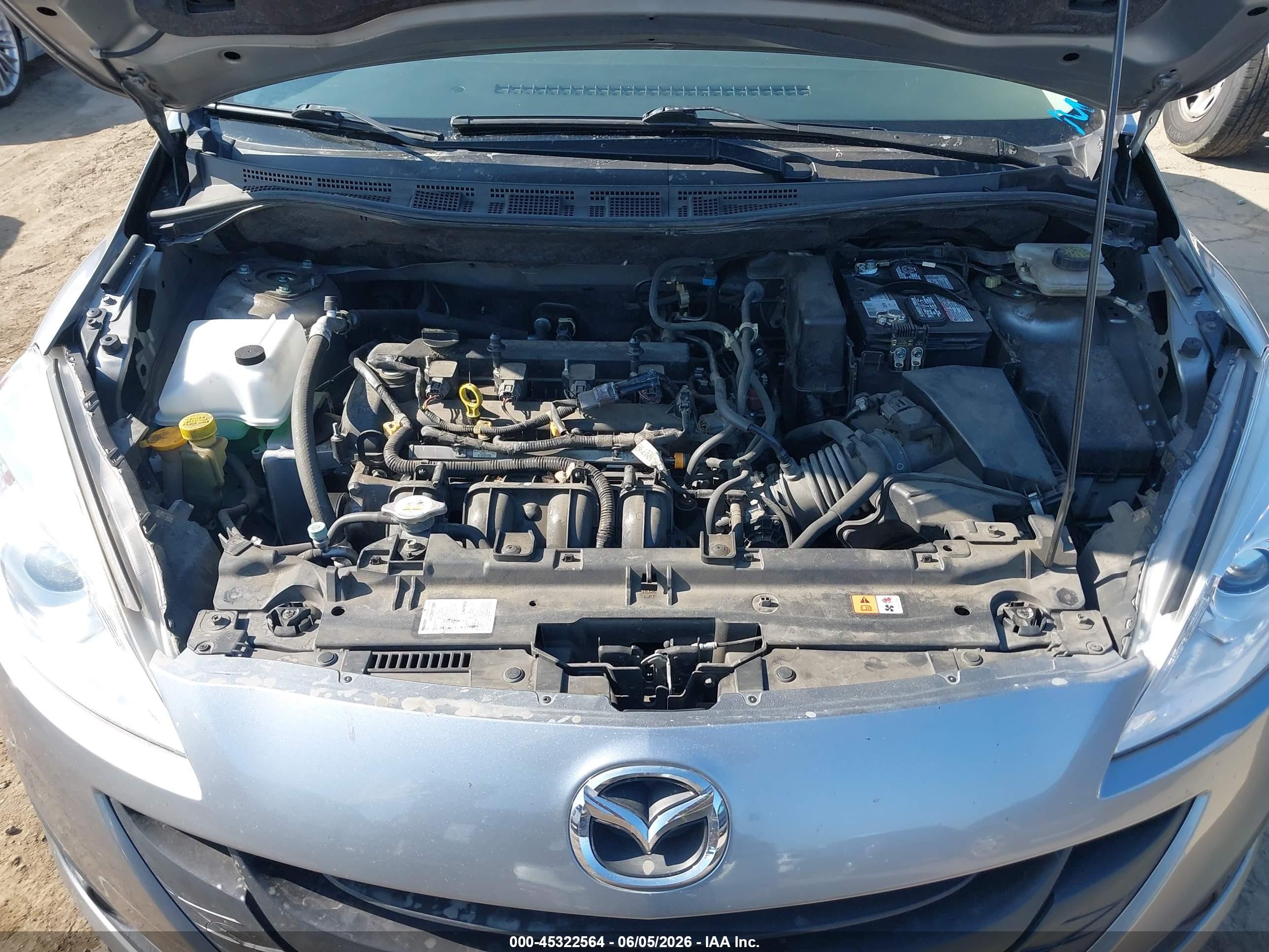 2012 Mazda Mazda5 Sport Gray vin: JM1CW2BL9C0111164