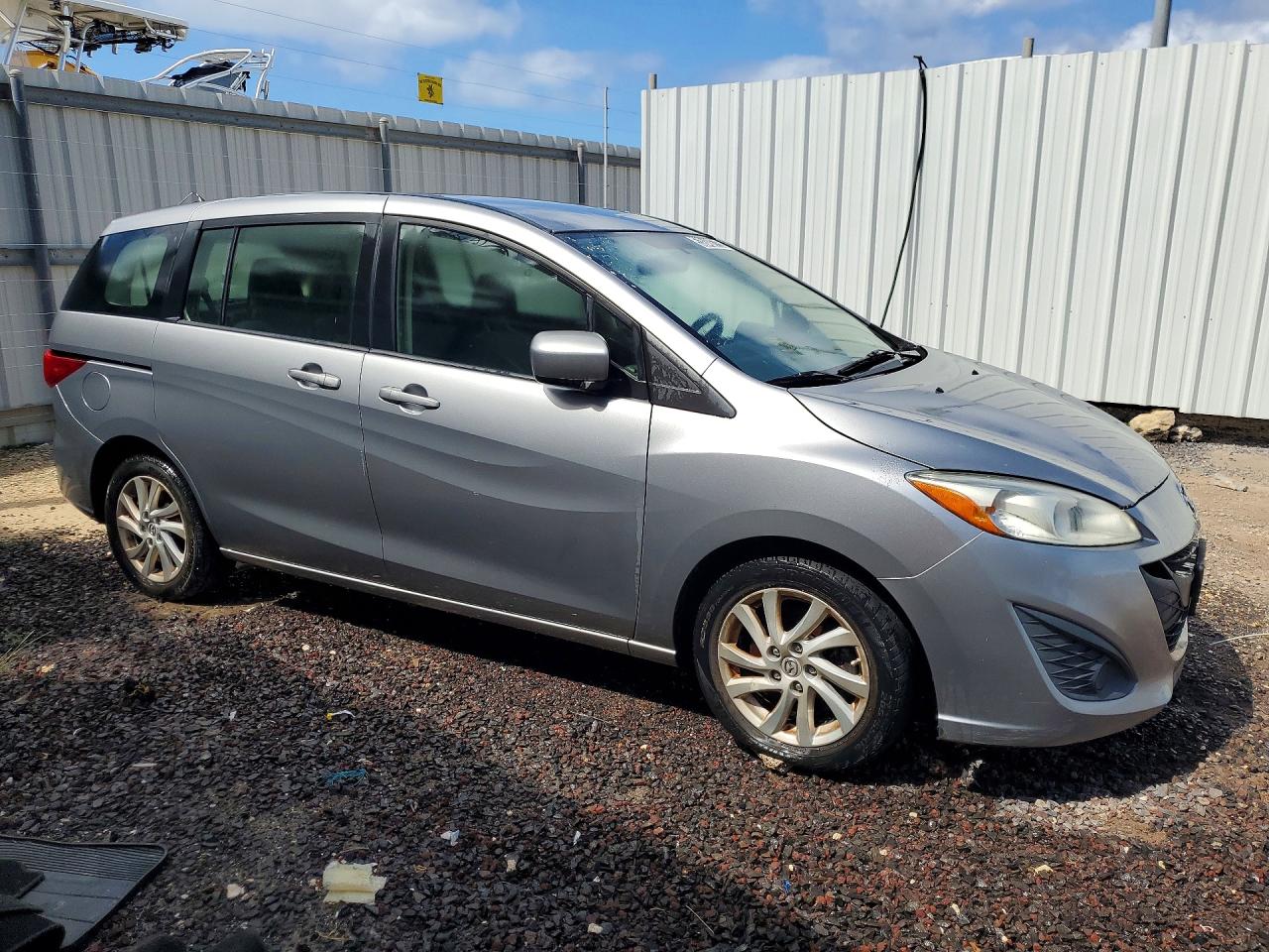 2012 Mazda 5 Silver vin: JM1CW2BL9C0115537