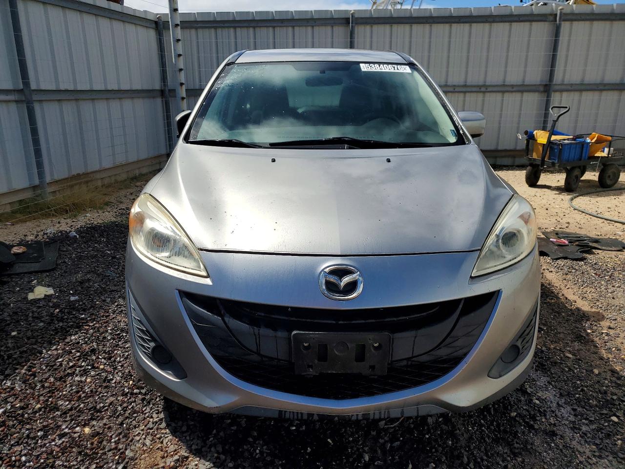 2012 Mazda 5 Silver vin: JM1CW2BL9C0115537