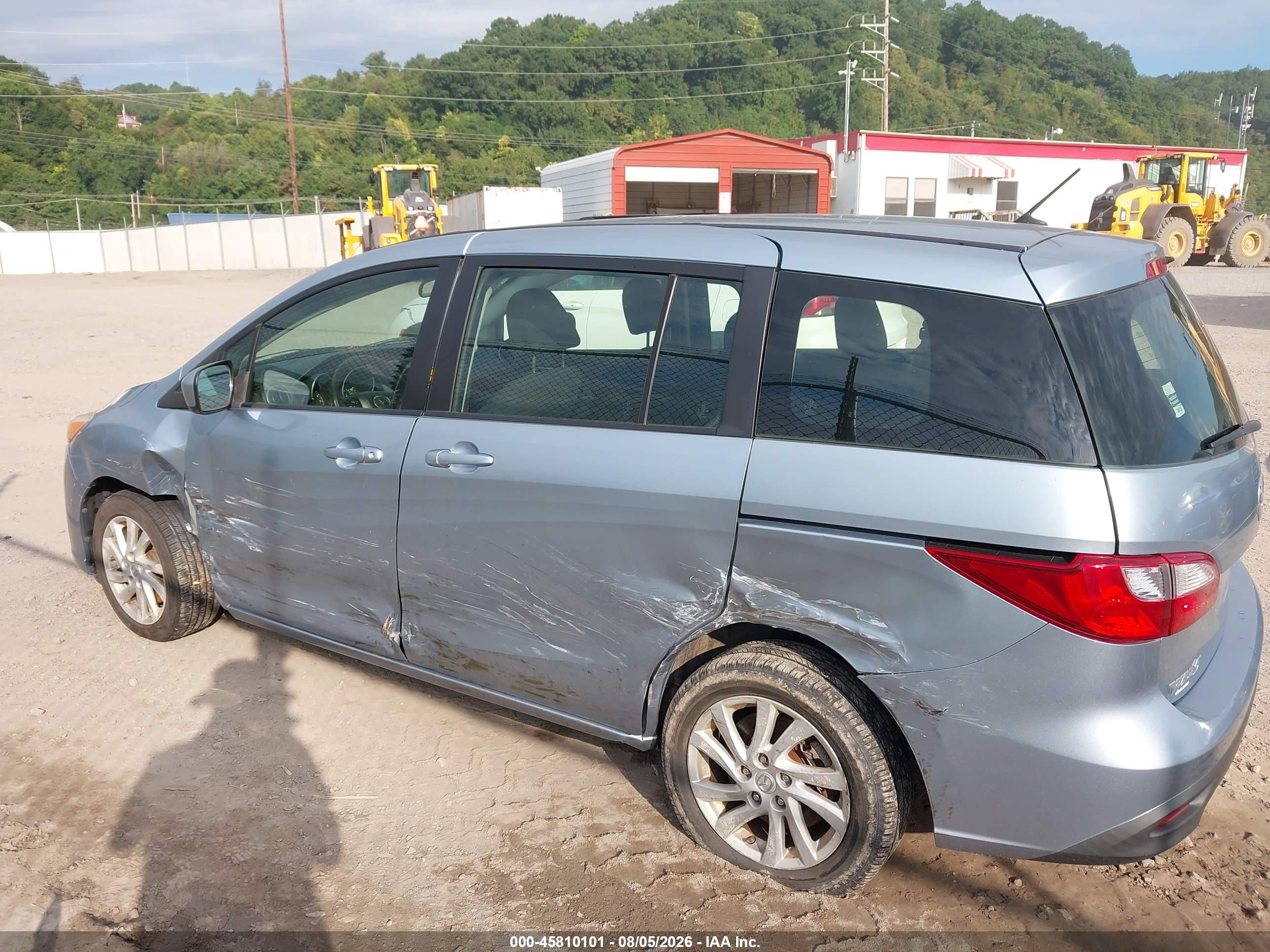 2012 Mazda Mazda5 Sport Light Blue vin: JM1CW2BL9C0134265