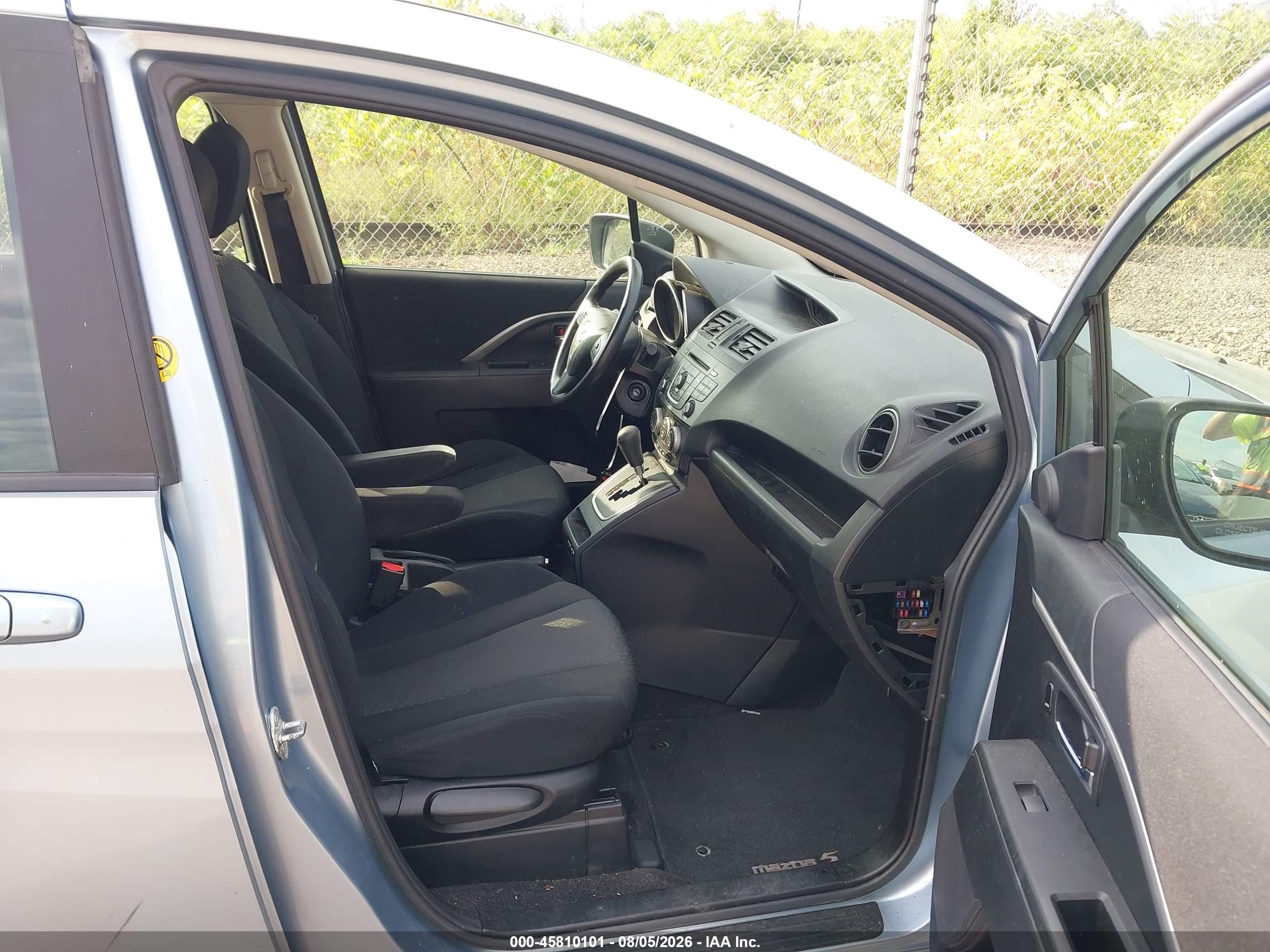 2012 Mazda Mazda5 Sport Light Blue vin: JM1CW2BL9C0134265