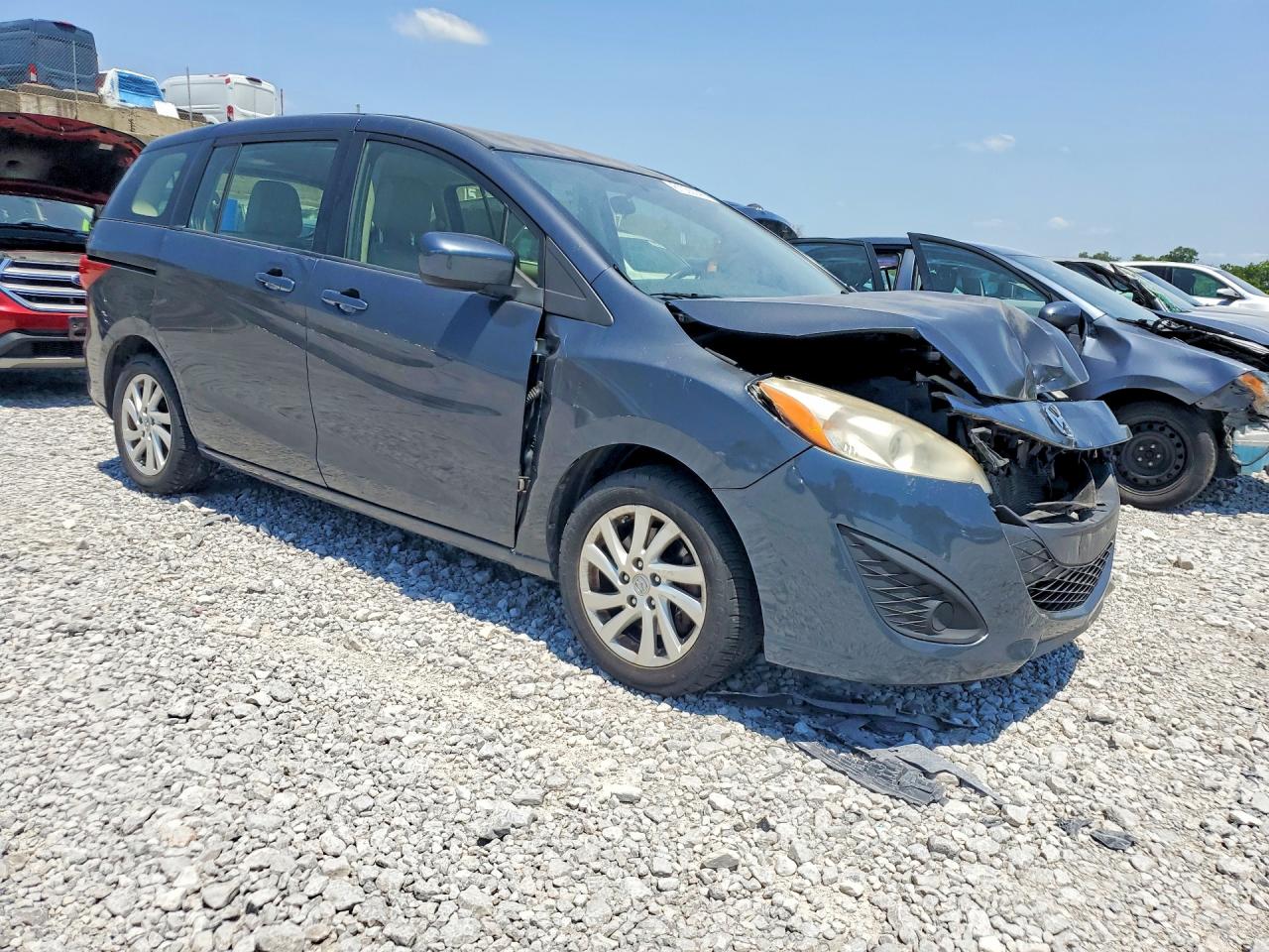 2012 Mazda 5 Gray vin: JM1CW2BL9C0135948