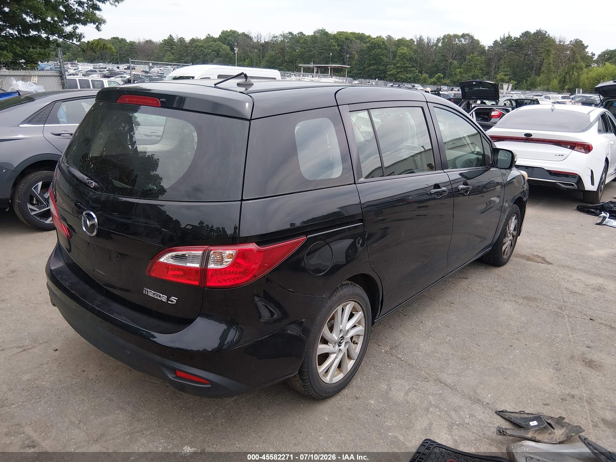 2013 Mazda Mazda5 Sport Black vin: JM1CW2BL9D0145591