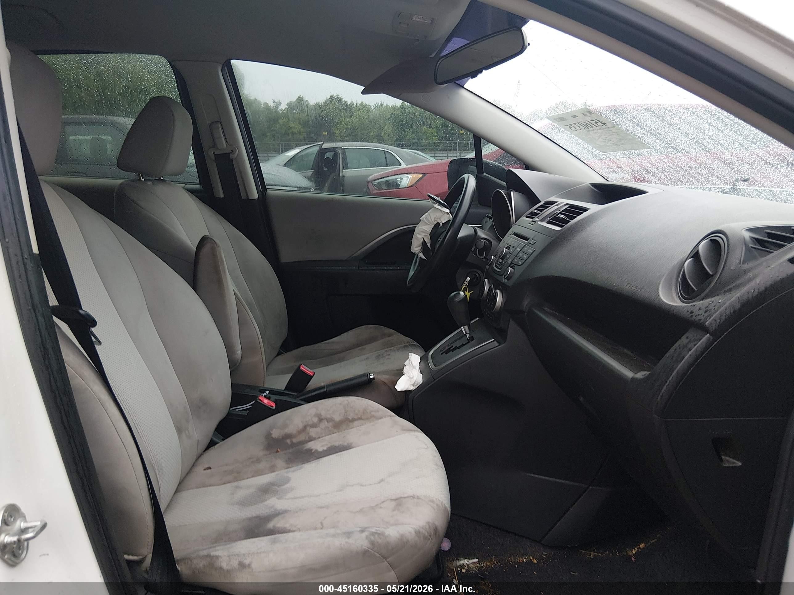 2013 Mazda Mazda5 Sport White vin: JM1CW2BL9D0145977