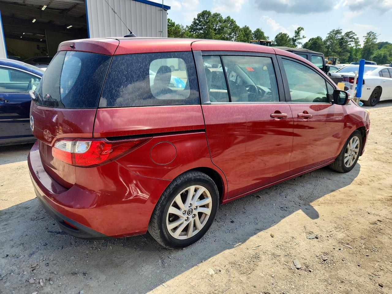 2013 Mazda 5 Red vin: JM1CW2BL9D0148961