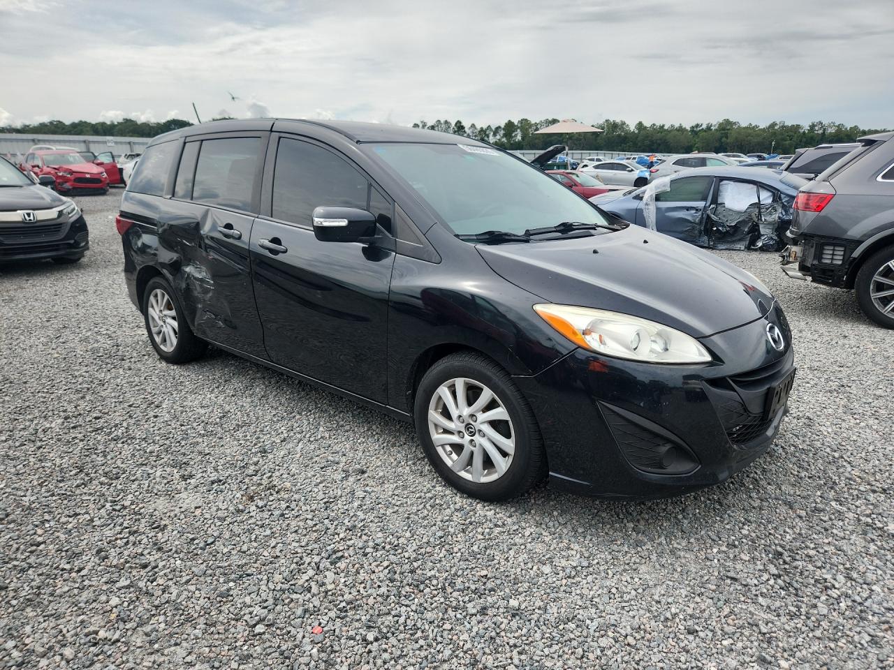 2013 Mazda 5 Черный vin: JM1CW2BL9D0150239