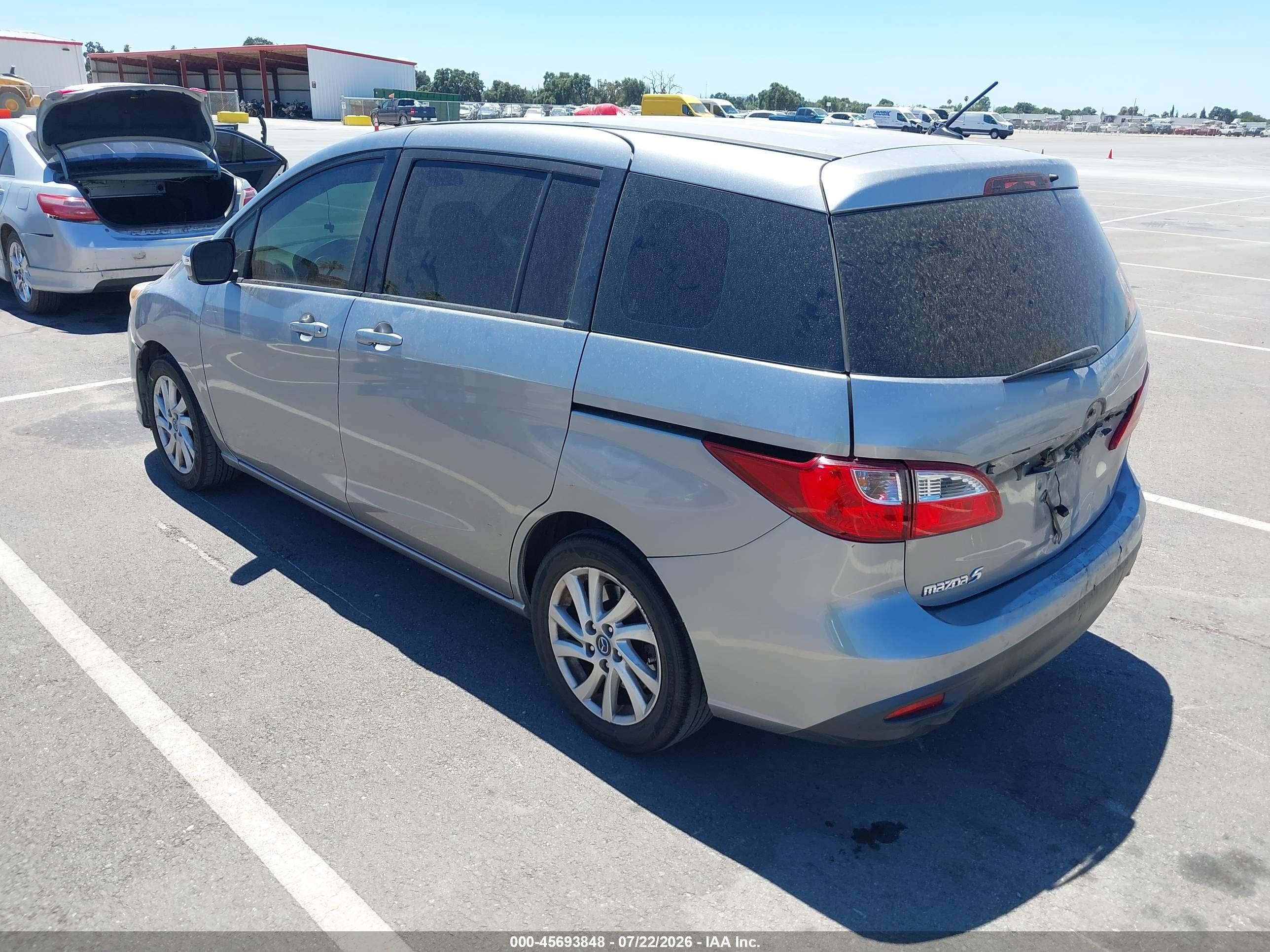 2014 Mazda Mazda5 Sport Silver vin: JM1CW2BL9E0177703