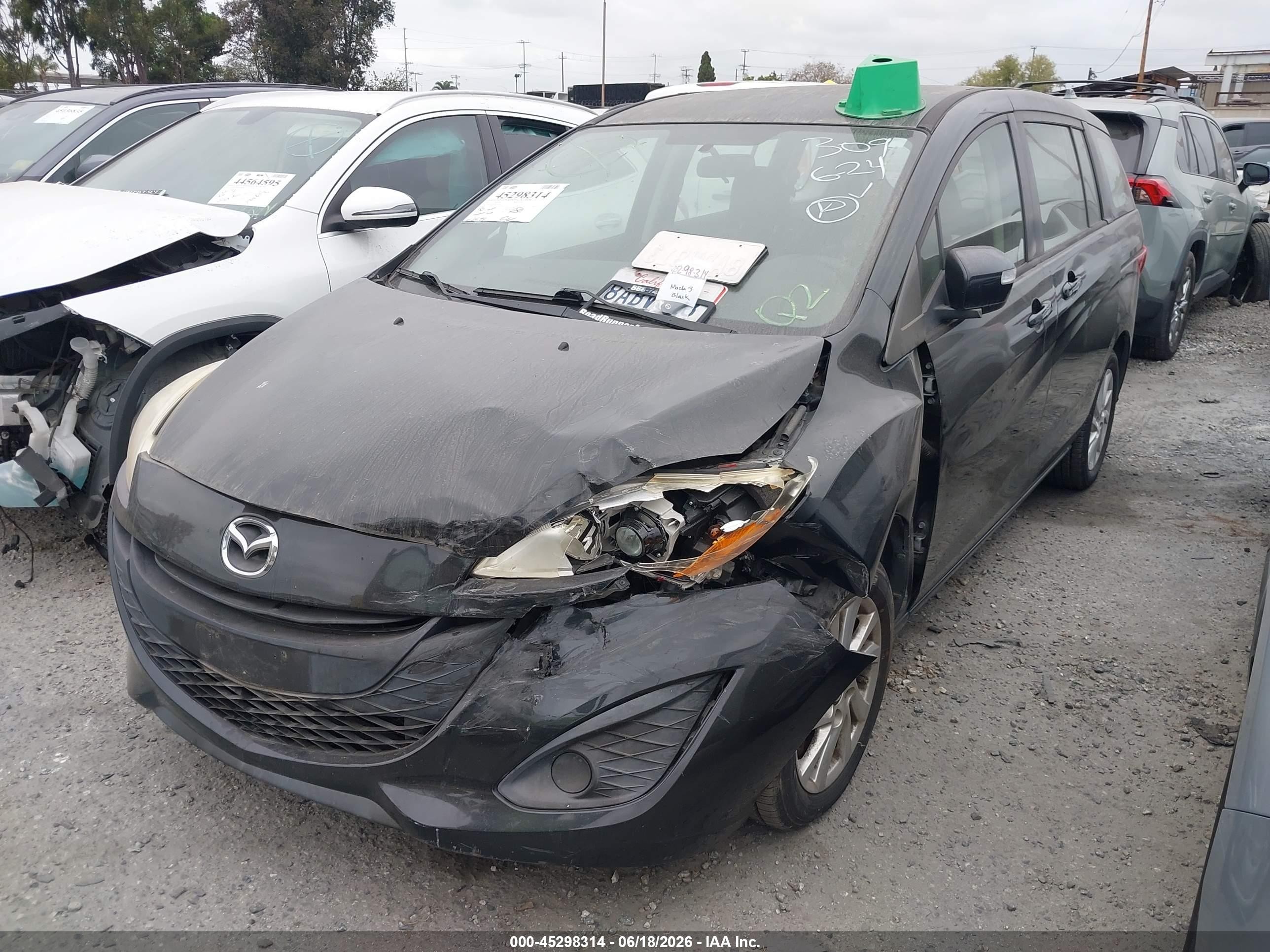 2015 Mazda Mazda5 Sport Black vin: JM1CW2BL9F0181459
