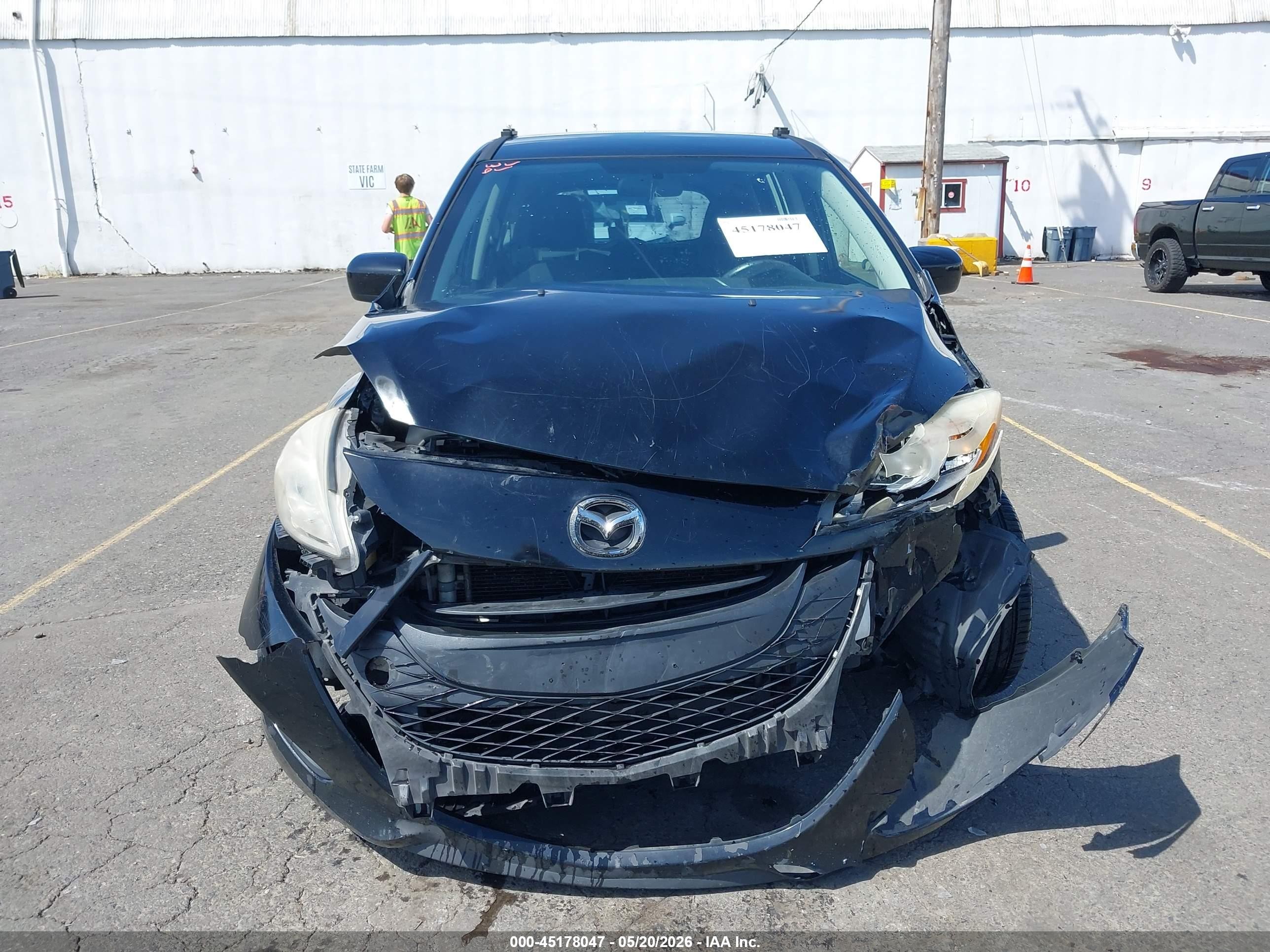 2012 Mazda Mazda5 Sport Black vin: JM1CW2BLXC0102828