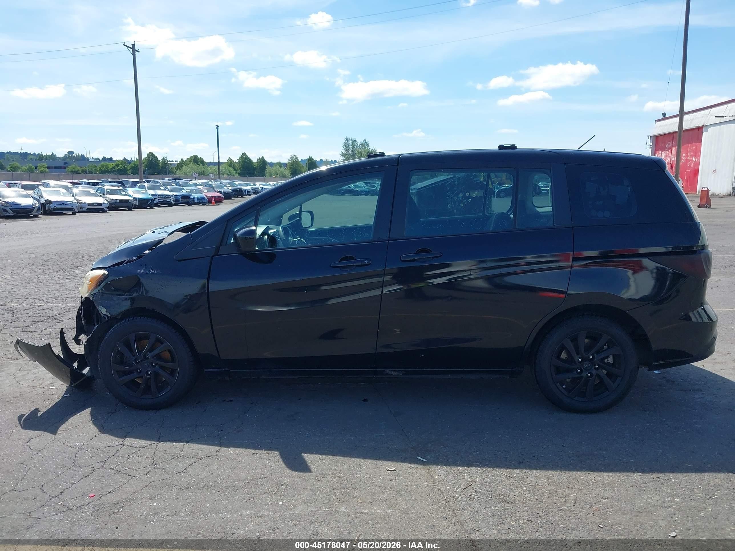 2012 Mazda Mazda5 Sport Black vin: JM1CW2BLXC0102828