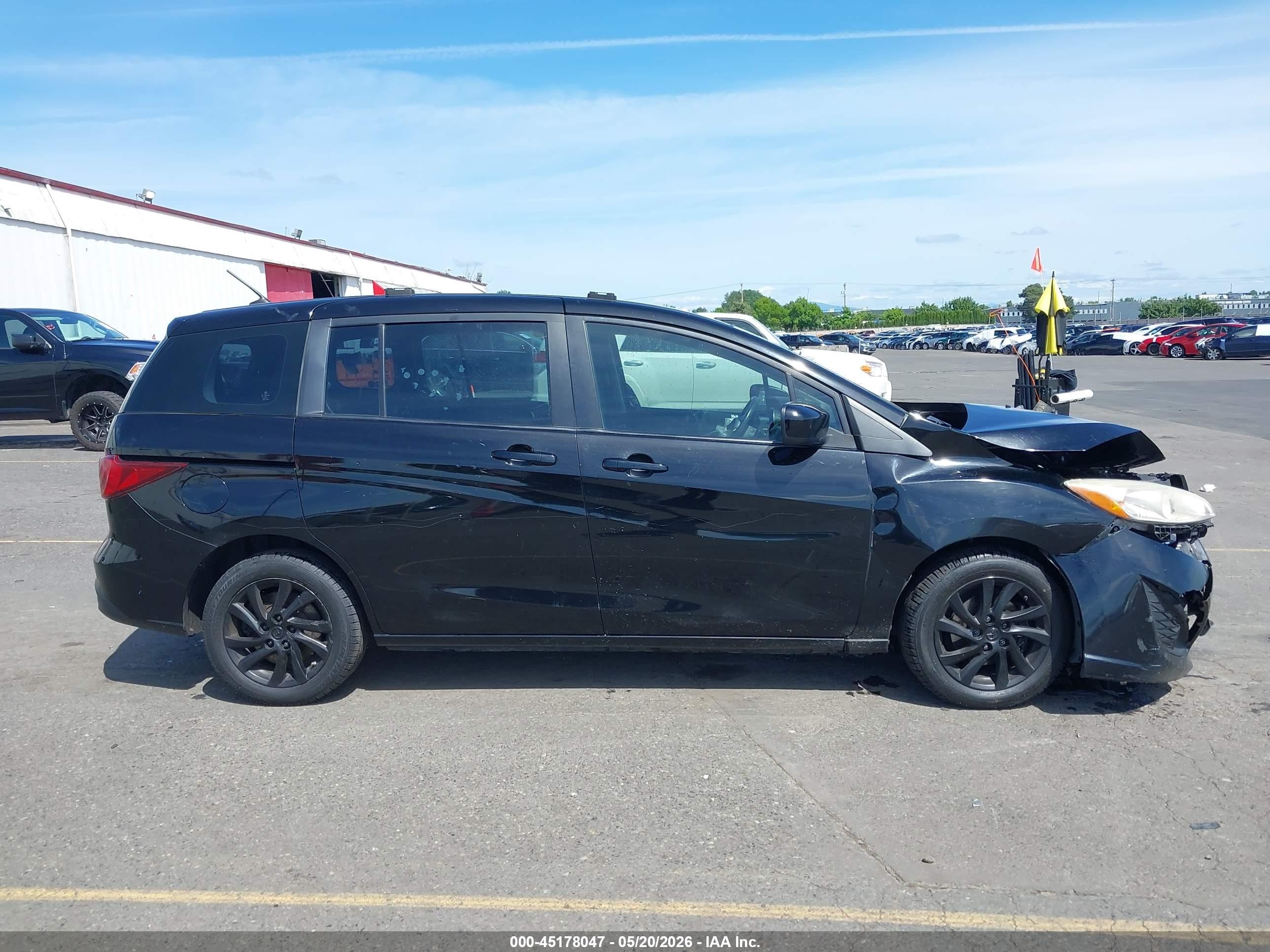 2012 Mazda Mazda5 Sport Black vin: JM1CW2BLXC0102828