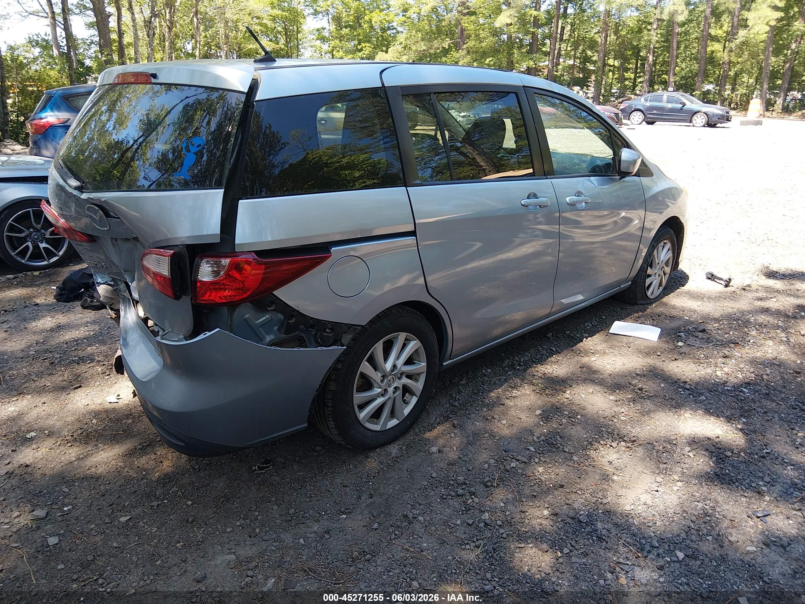 2012 Mazda Mazda5 Sport Blue vin: JM1CW2BLXC0106538