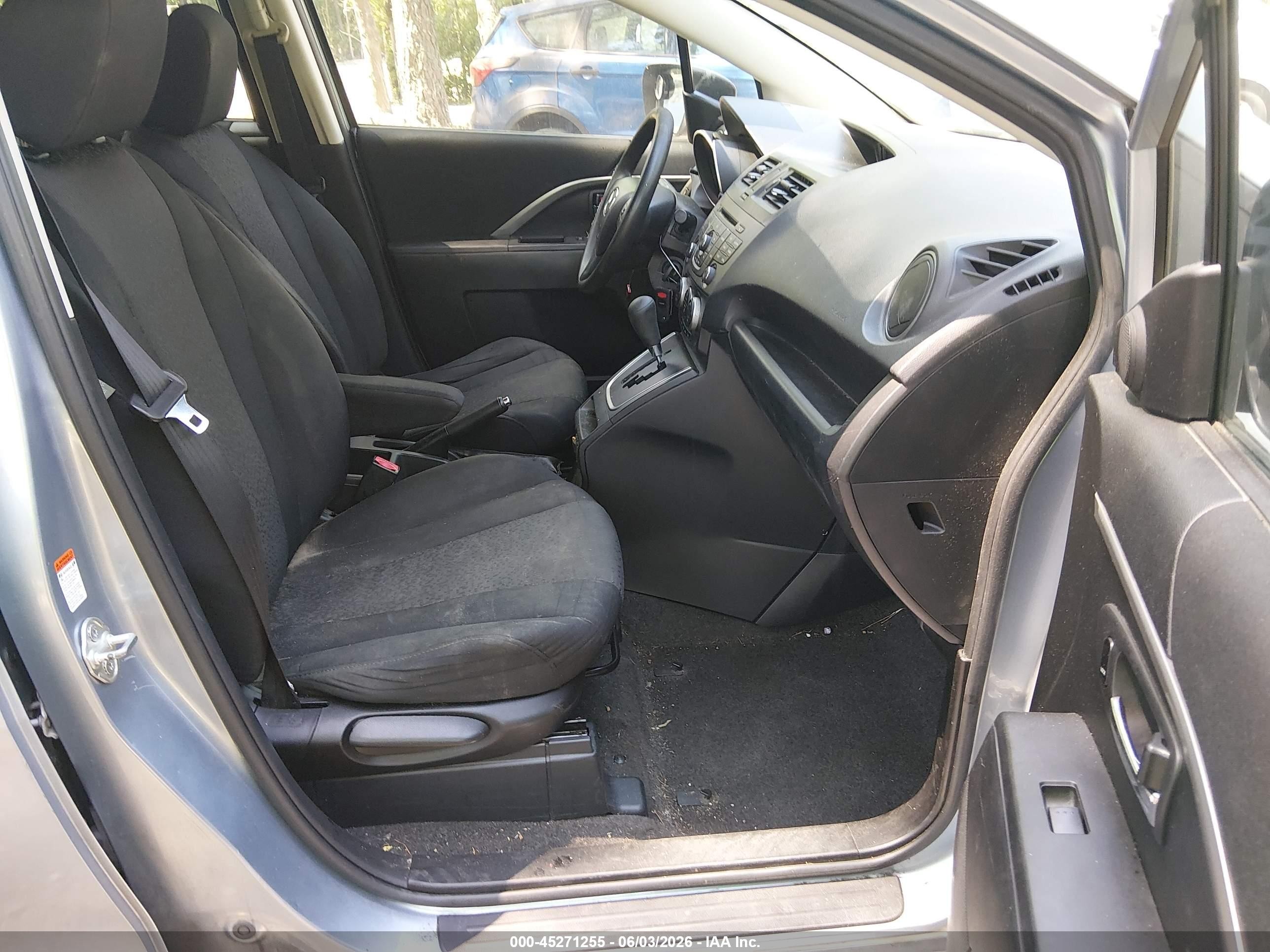 2012 Mazda Mazda5 Sport Blue vin: JM1CW2BLXC0106538