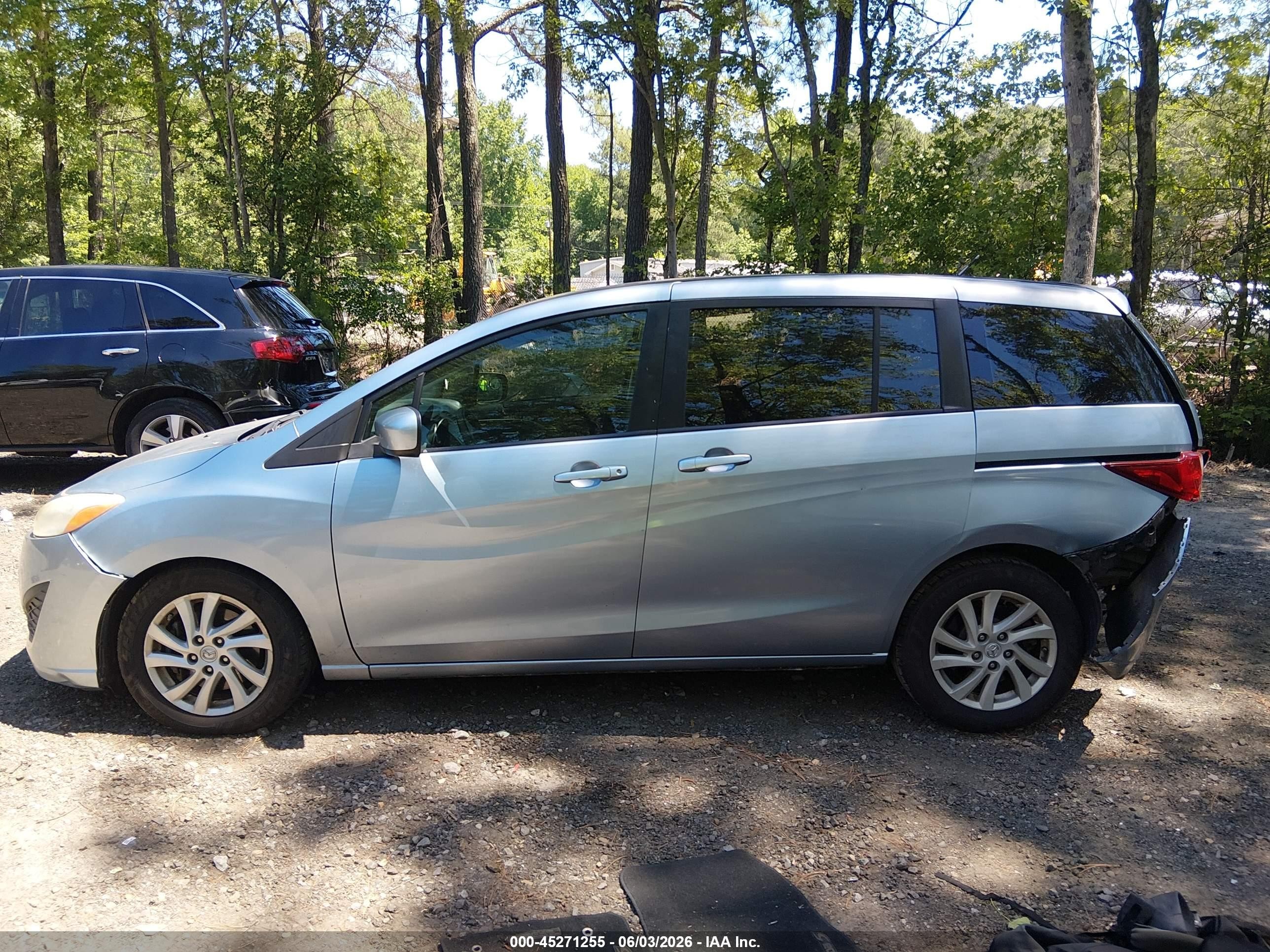 2012 Mazda Mazda5 Sport Blue vin: JM1CW2BLXC0106538