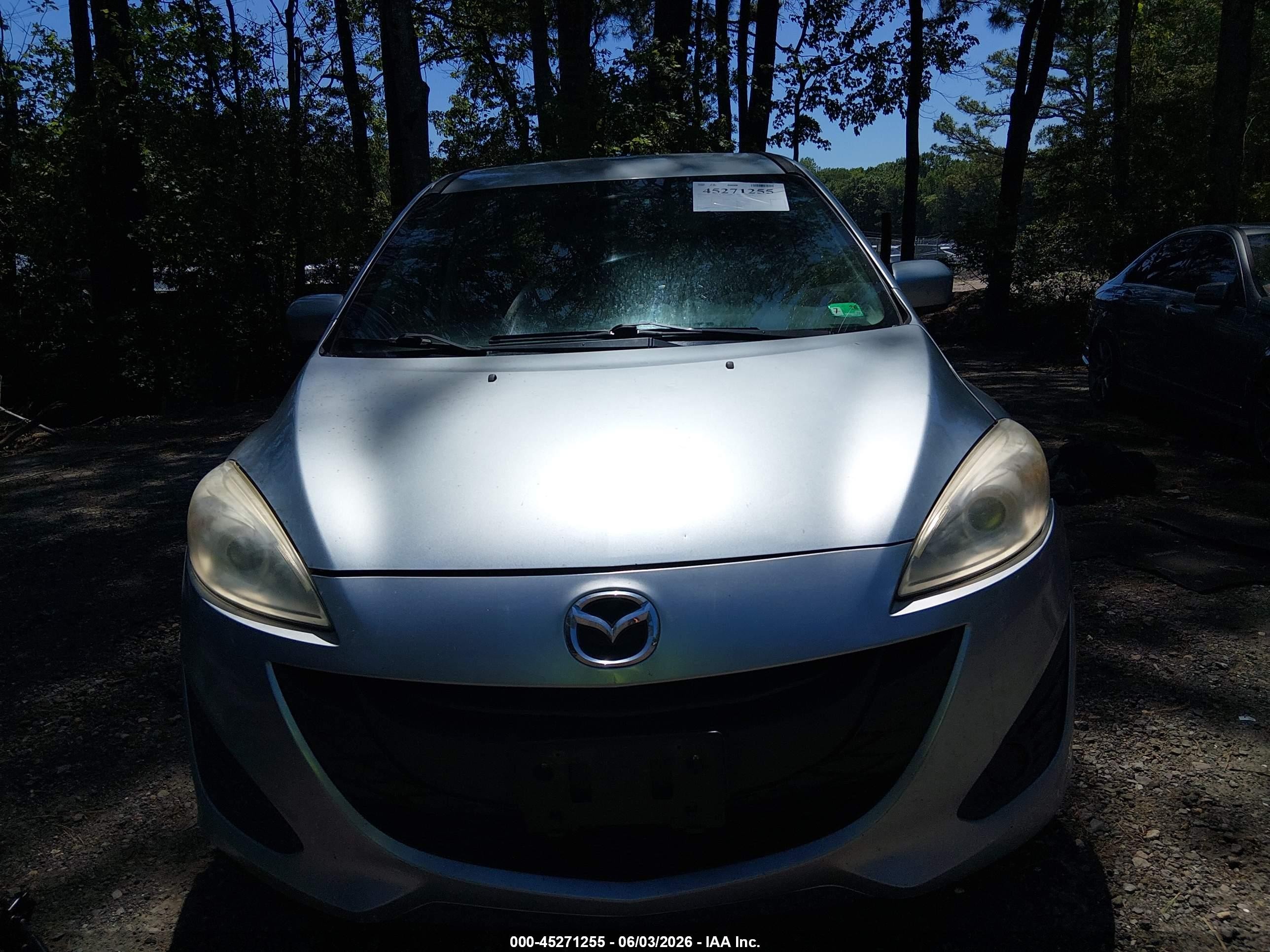 2012 Mazda Mazda5 Sport Blue vin: JM1CW2BLXC0106538