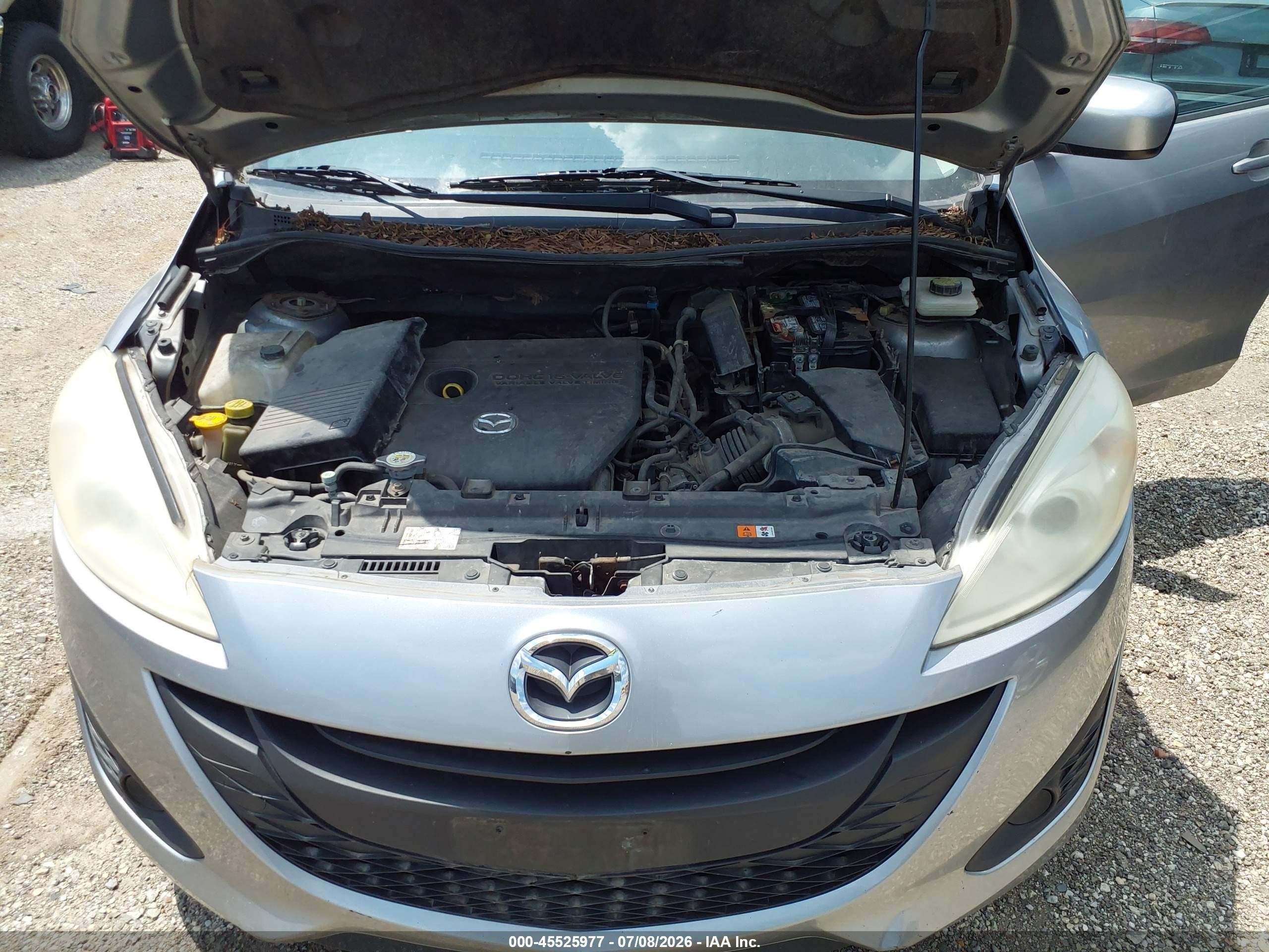 2012 Mazda Mazda5 Sport Gray vin: JM1CW2BLXC0109987
