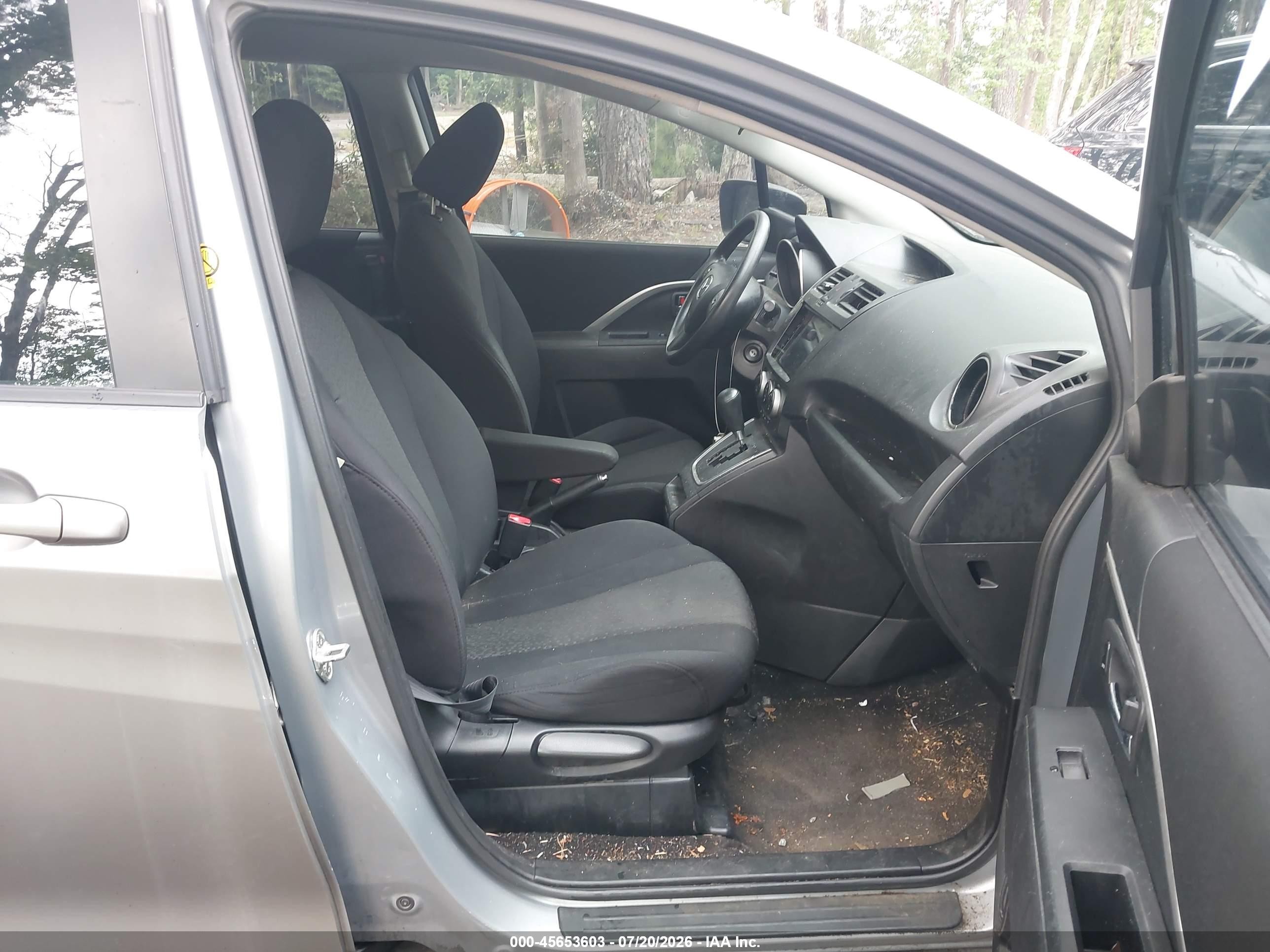 2012 Mazda Mazda5 Sport Gray vin: JM1CW2BLXC0128376