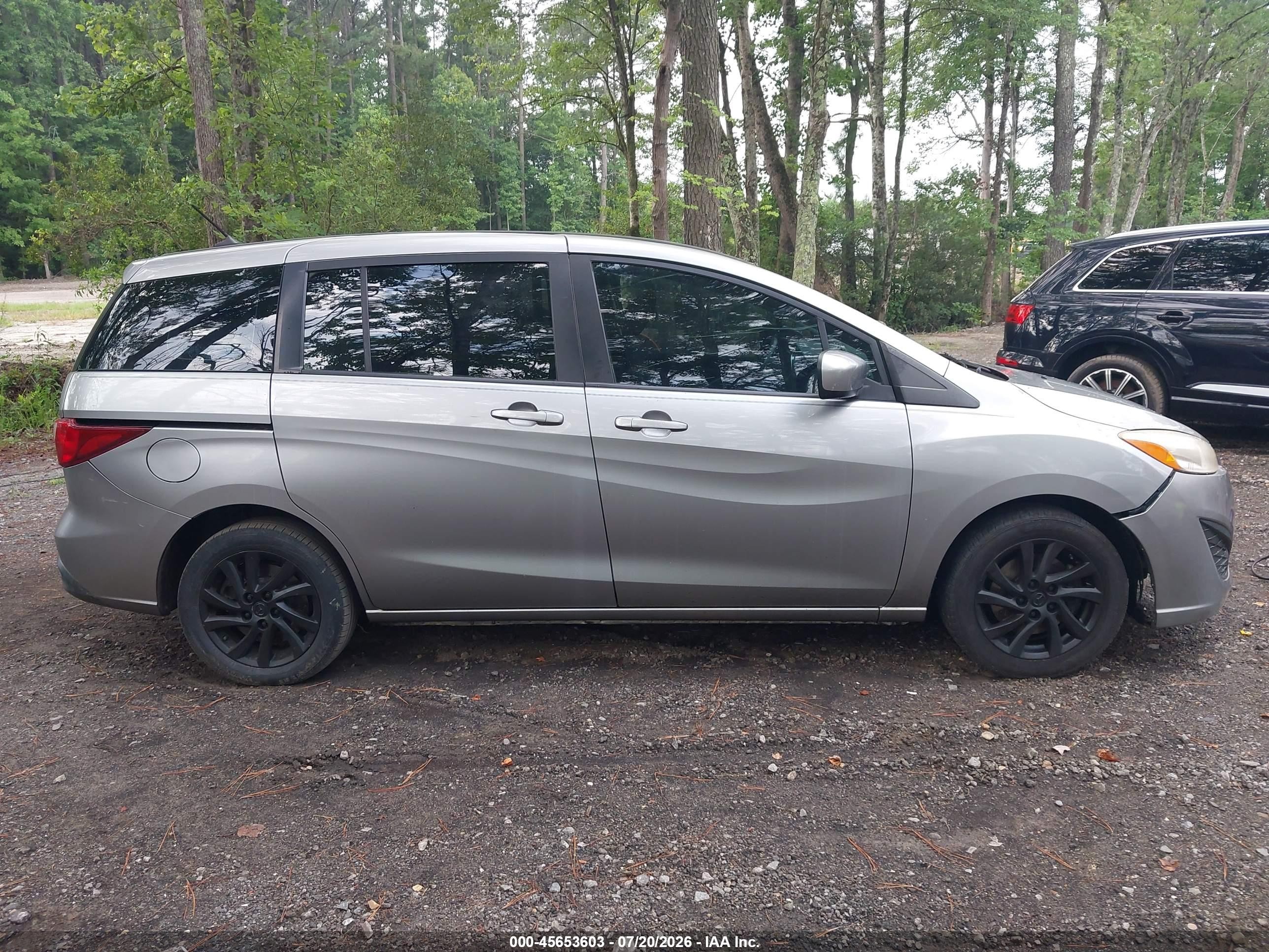 2012 Mazda Mazda5 Sport Gray vin: JM1CW2BLXC0128376