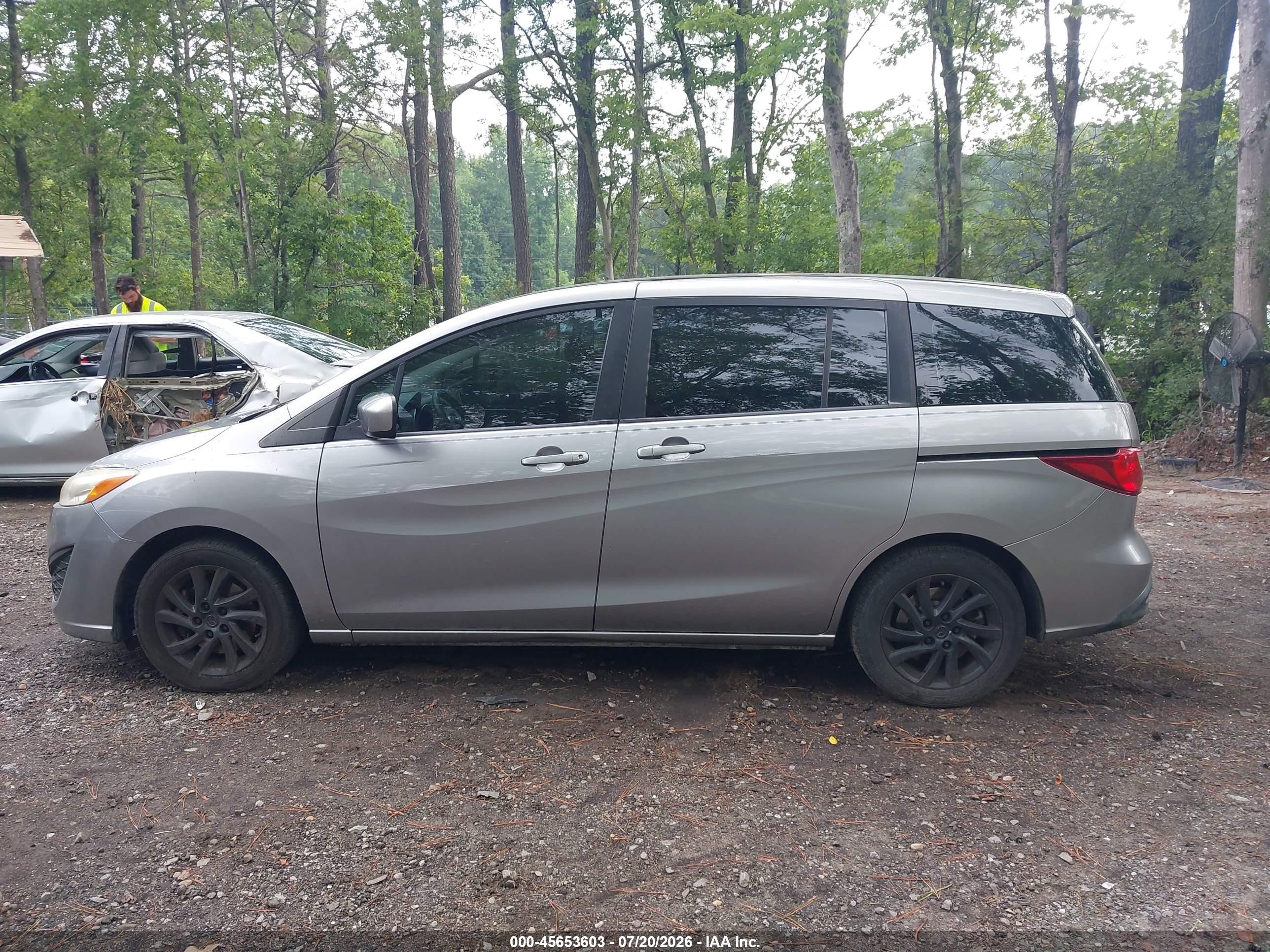 2012 Mazda Mazda5 Sport Gray vin: JM1CW2BLXC0128376