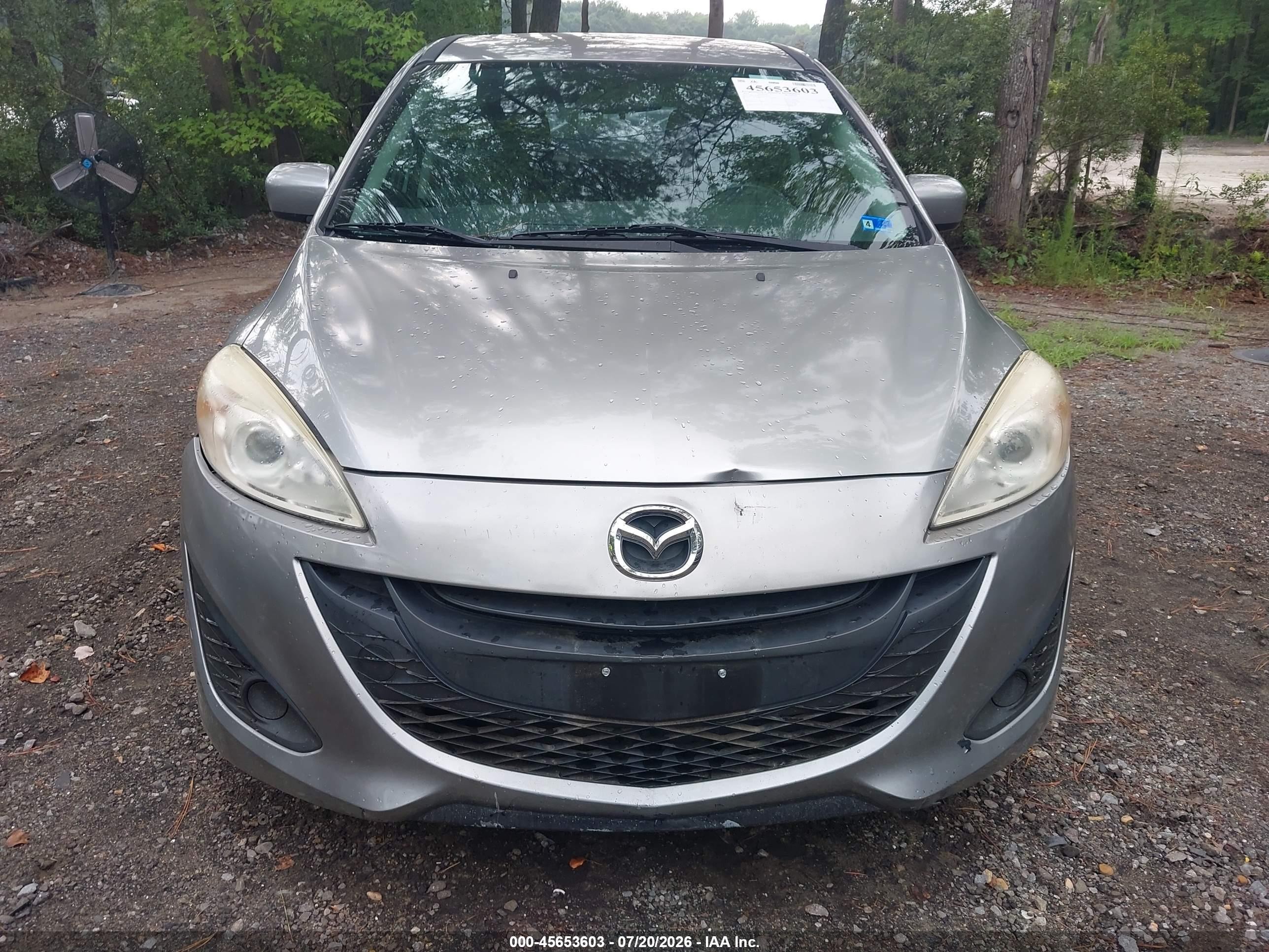 2012 Mazda Mazda5 Sport Gray vin: JM1CW2BLXC0128376