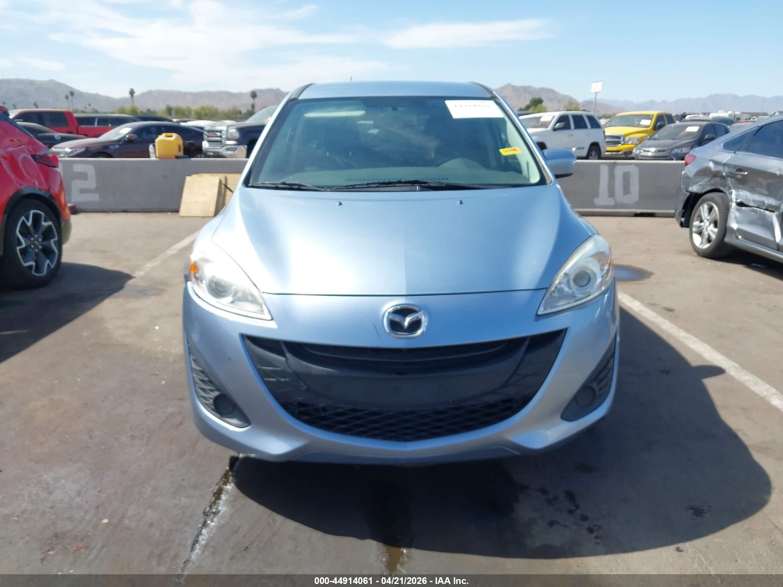 2012 Mazda Mazda5 Sport Blue vin: JM1CW2BLXC0130046