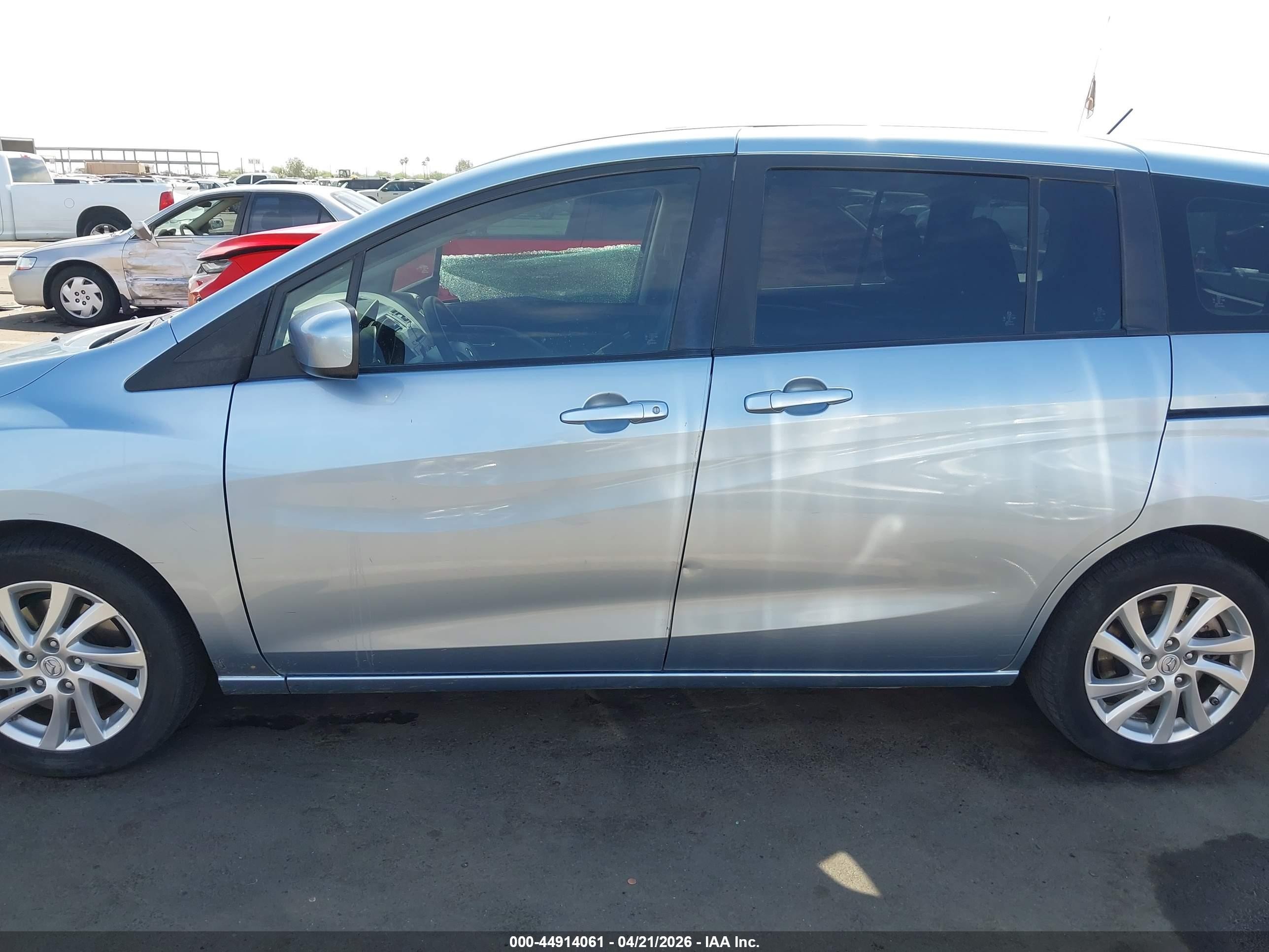 2012 Mazda Mazda5 Sport Blue vin: JM1CW2BLXC0130046