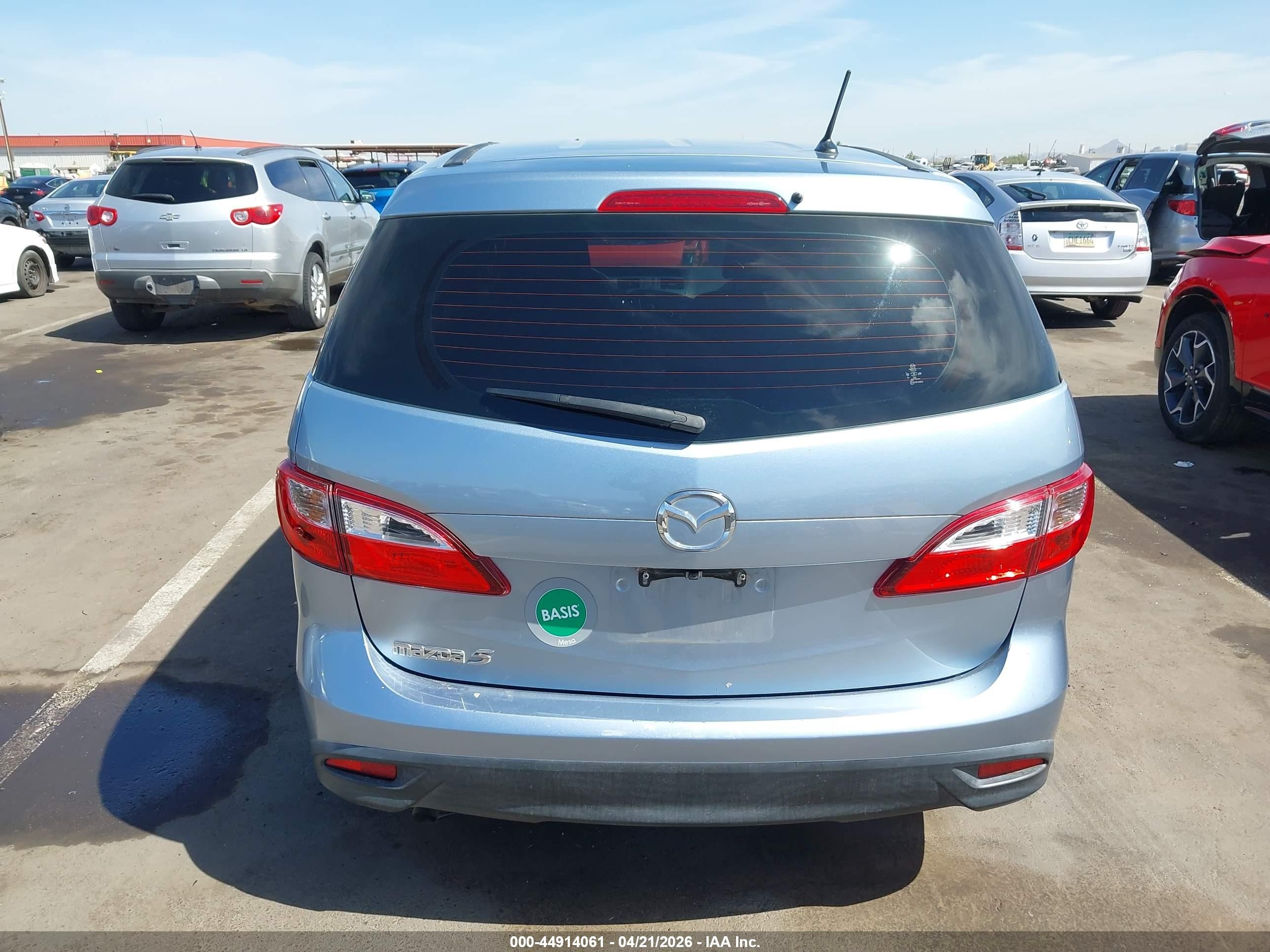 2012 Mazda Mazda5 Sport Blue vin: JM1CW2BLXC0130046