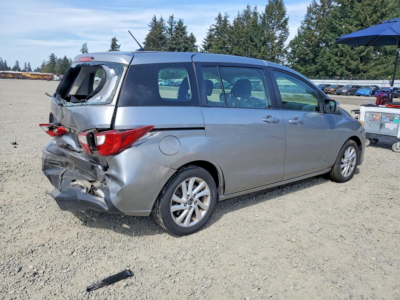 2014 Mazda 5 Sport Silver vin: JM1CW2BLXE0164703