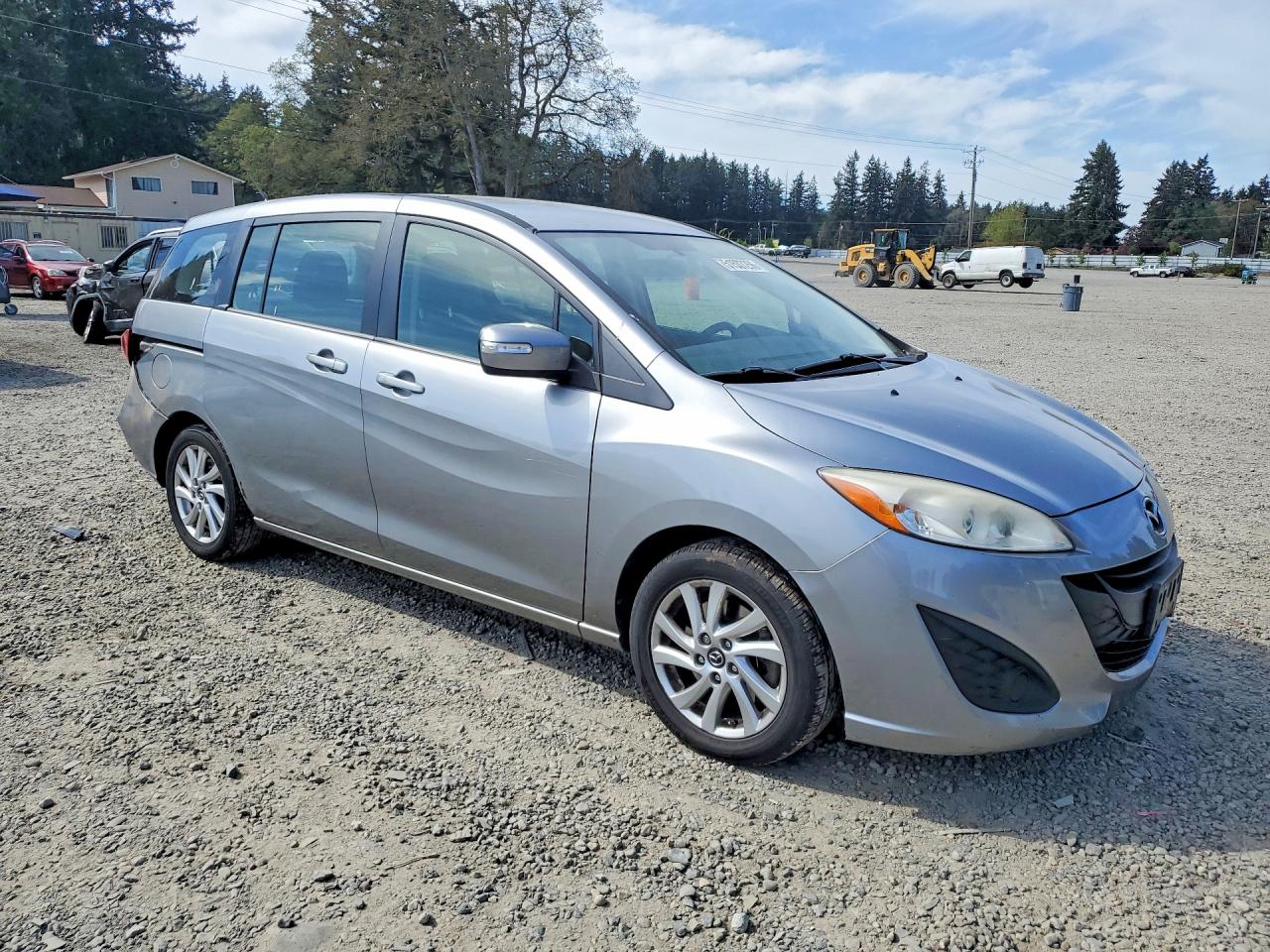 2014 Mazda 5 Sport Silver vin: JM1CW2BLXE0164703