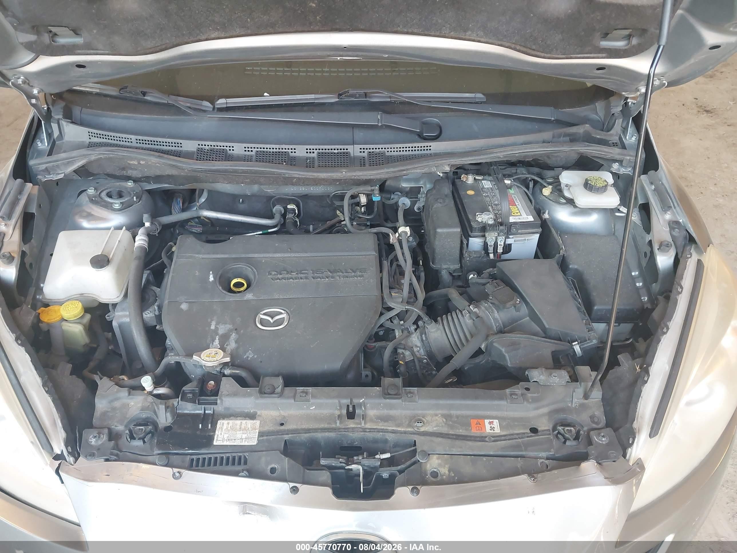 2014 Mazda Mazda5 Sport Silver vin: JM1CW2BLXE0171120