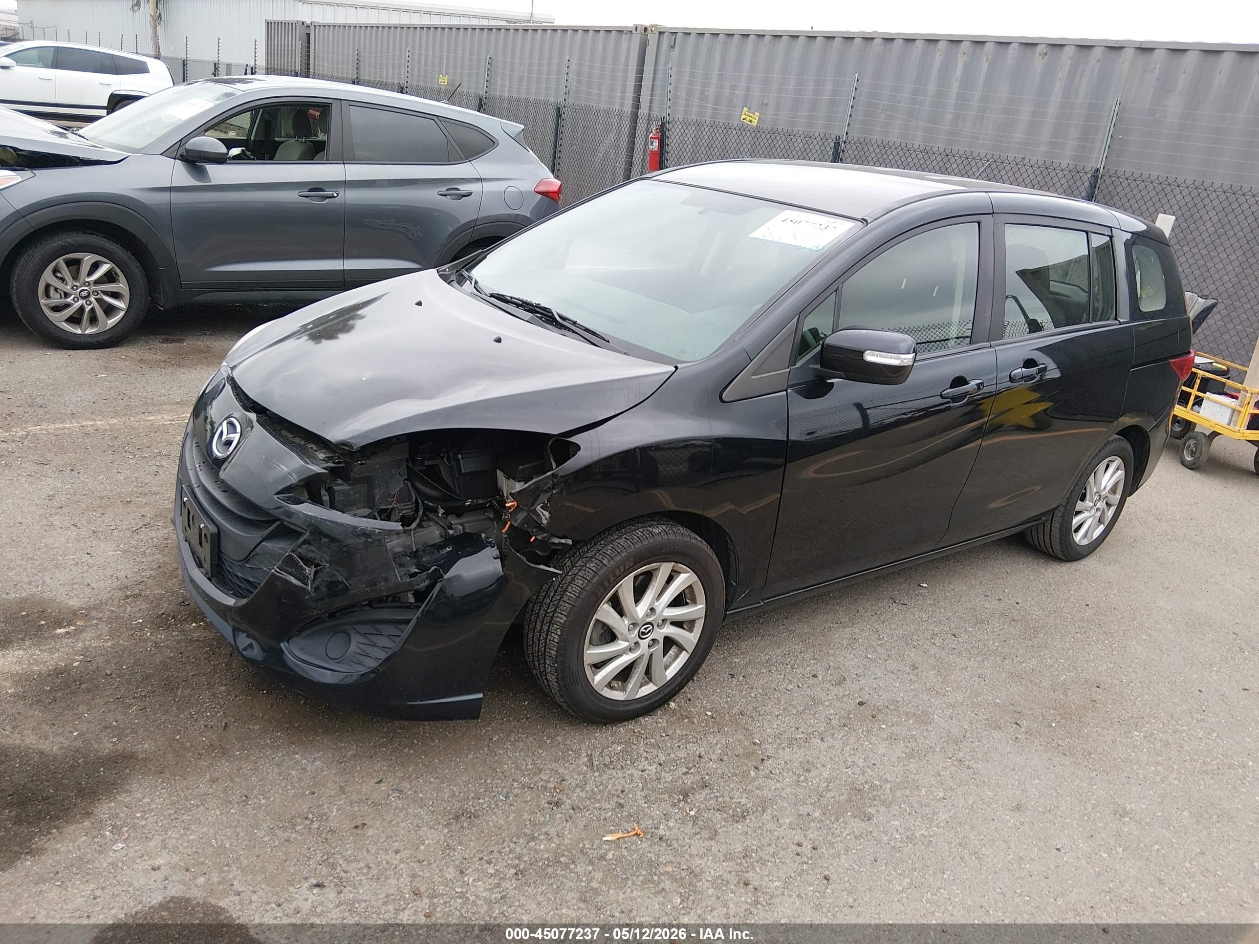 2015 Mazda Mazda5 Sport Black vin: JM1CW2BLXF0184886