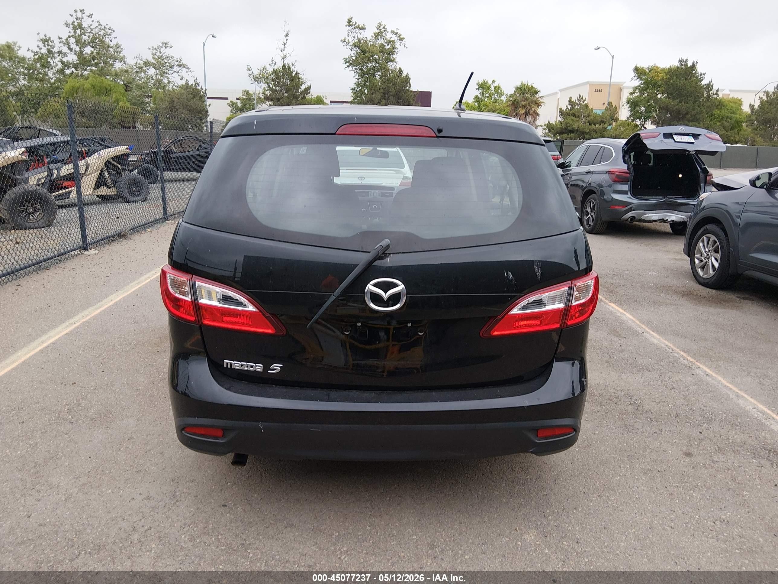 2015 Mazda Mazda5 Sport Black vin: JM1CW2BLXF0184886